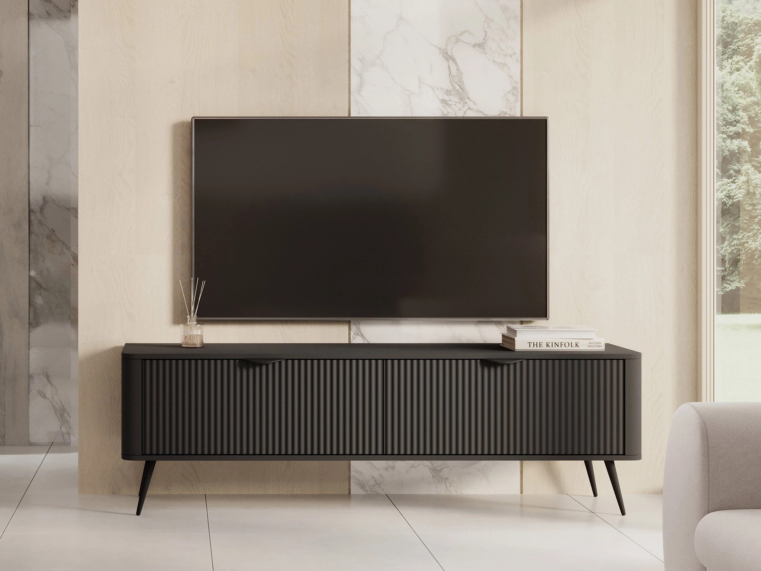 TV komoda Lectum (Grafit)
