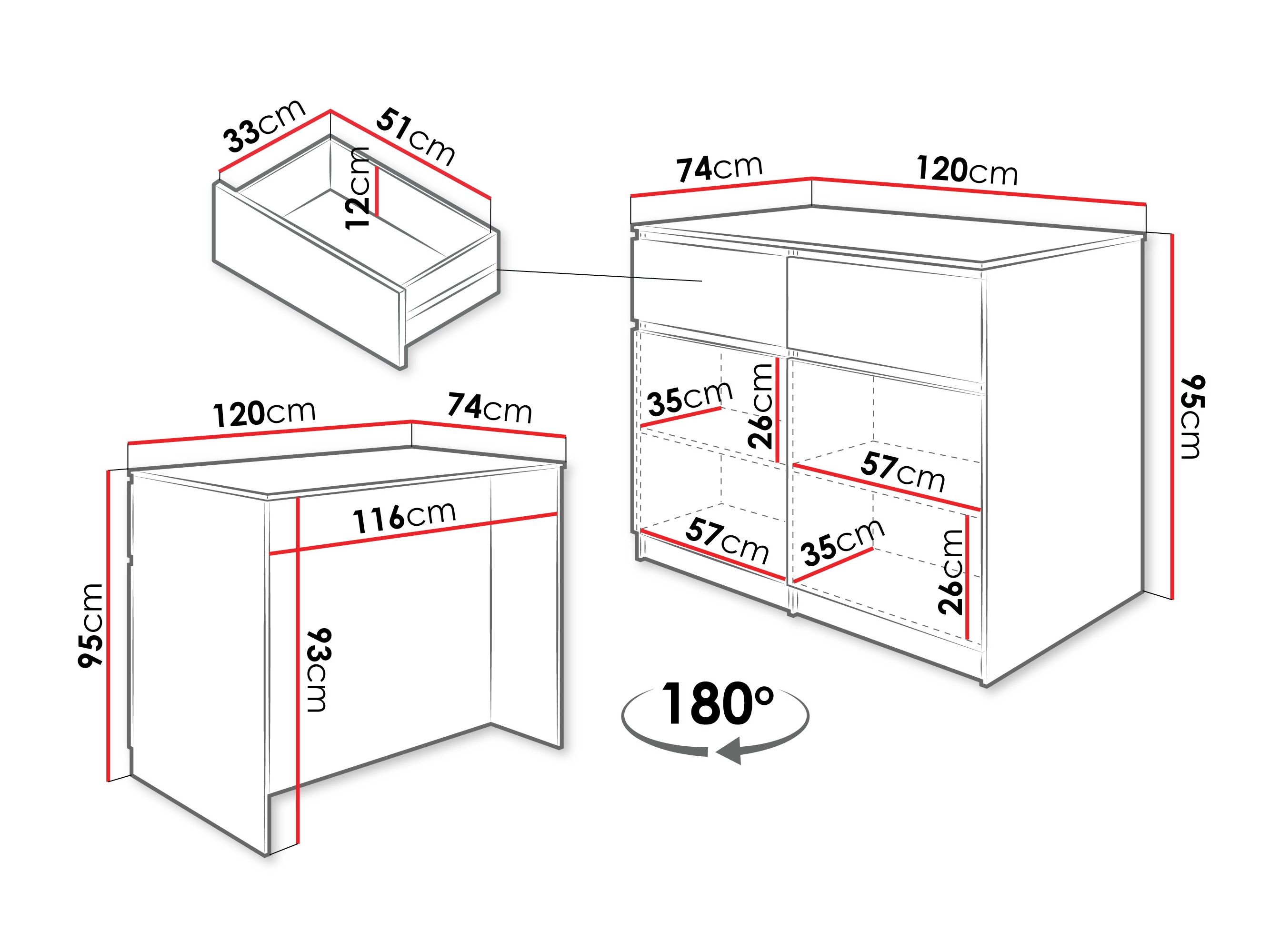 Кухињско острво Comfivo Cantal (Hrast)