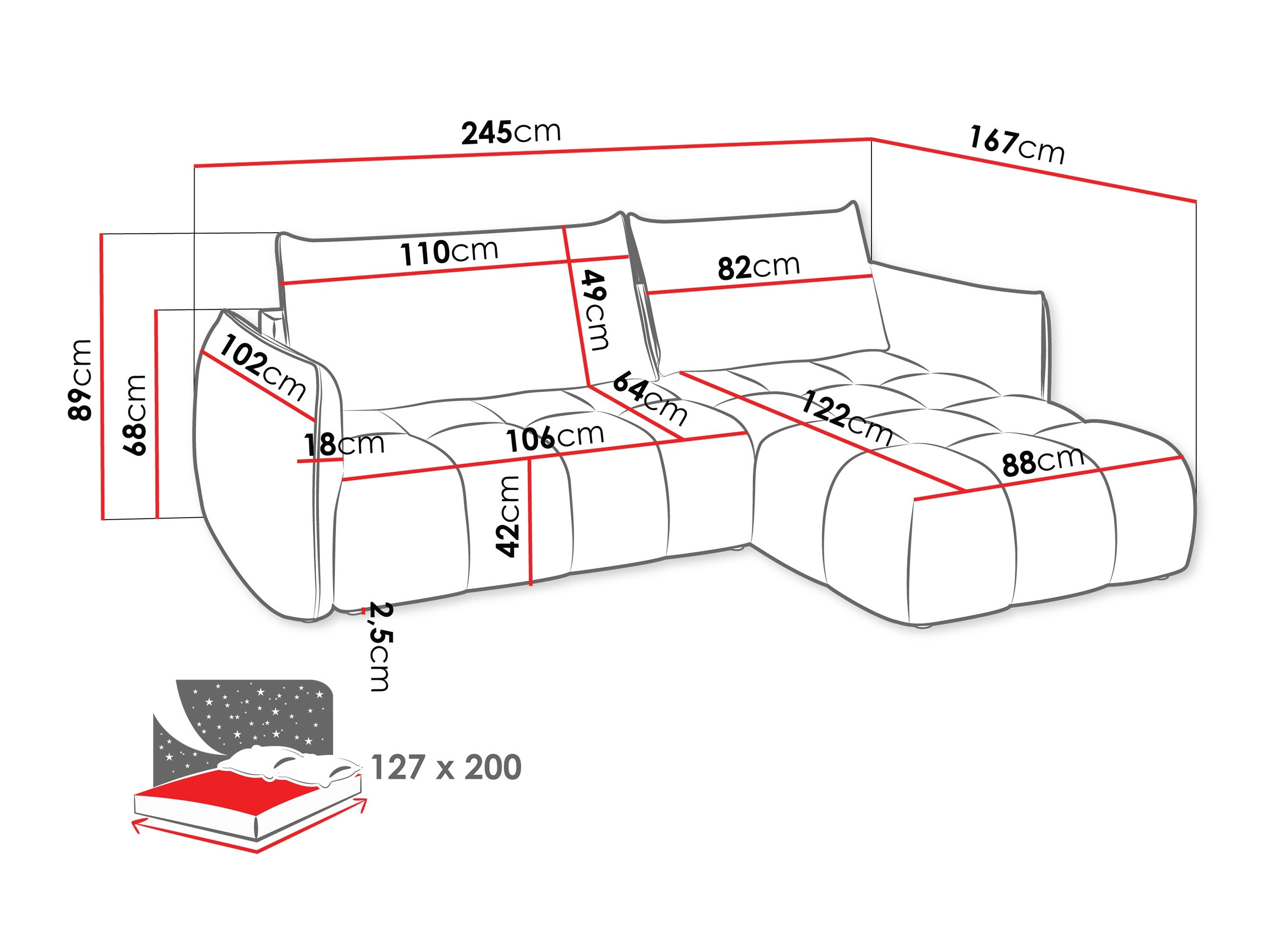 Ugaona garnitura Naturis (Lumo 55)