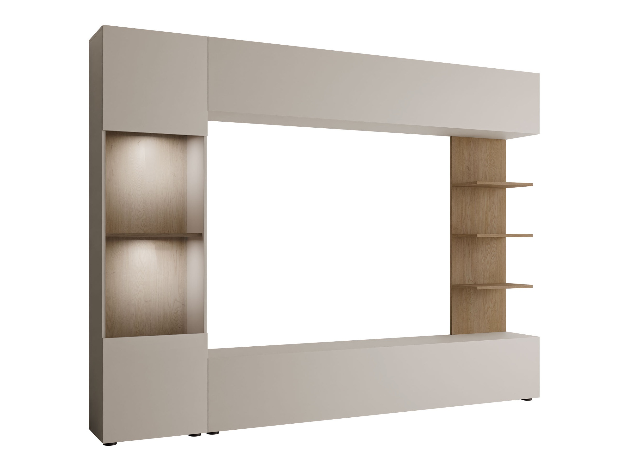 Set za dnevnu sobu Comfivo 210 (Kašmir + Hrast)