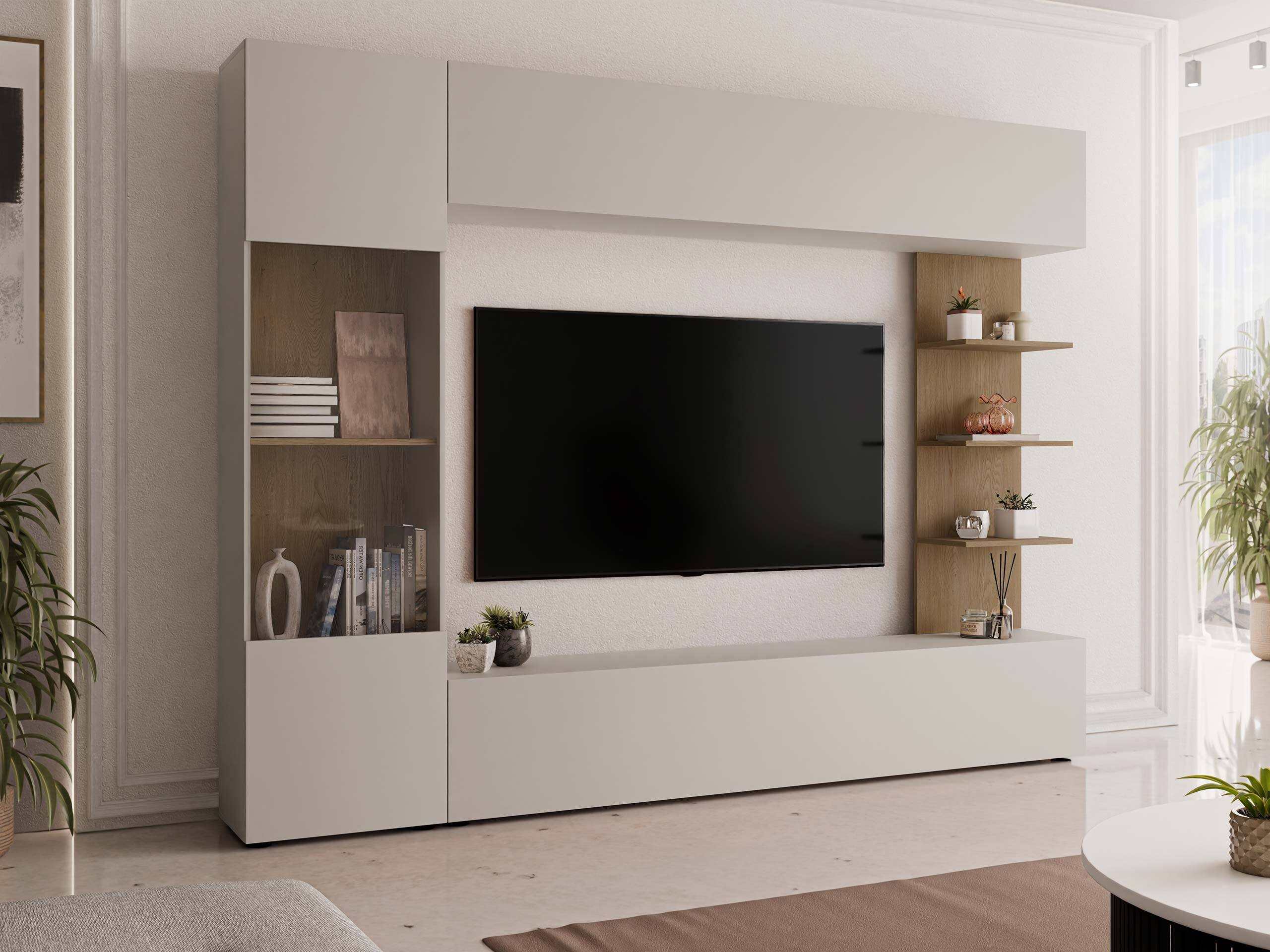 Set za dnevnu sobu Comfivo Animus (Kašmir + Hrast)