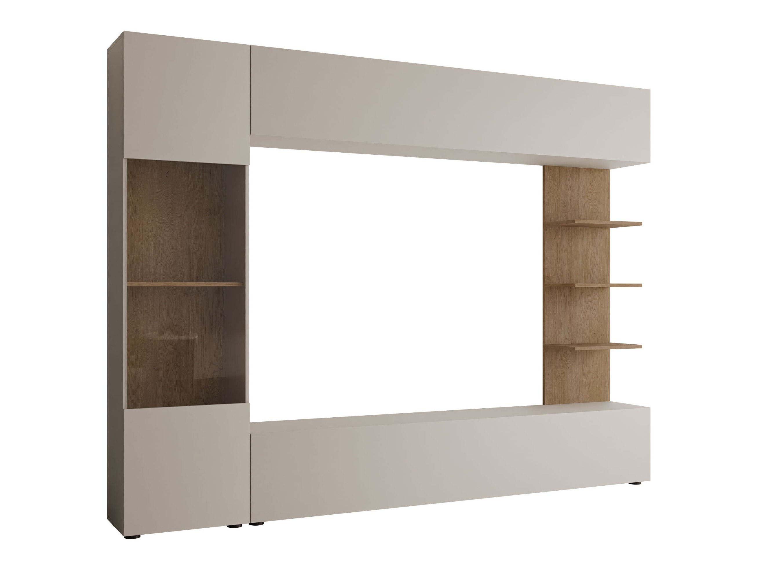 Set za dnevnu sobu Comfivo Animus (Kašmir + Hrast)