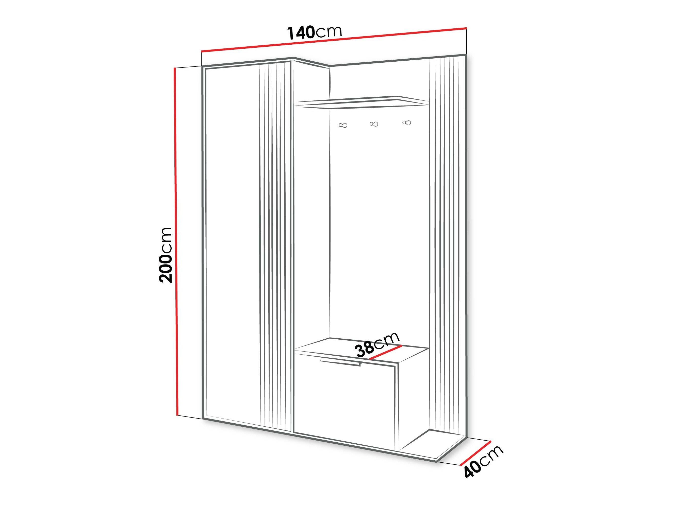Set za hodnik Honolulu 250