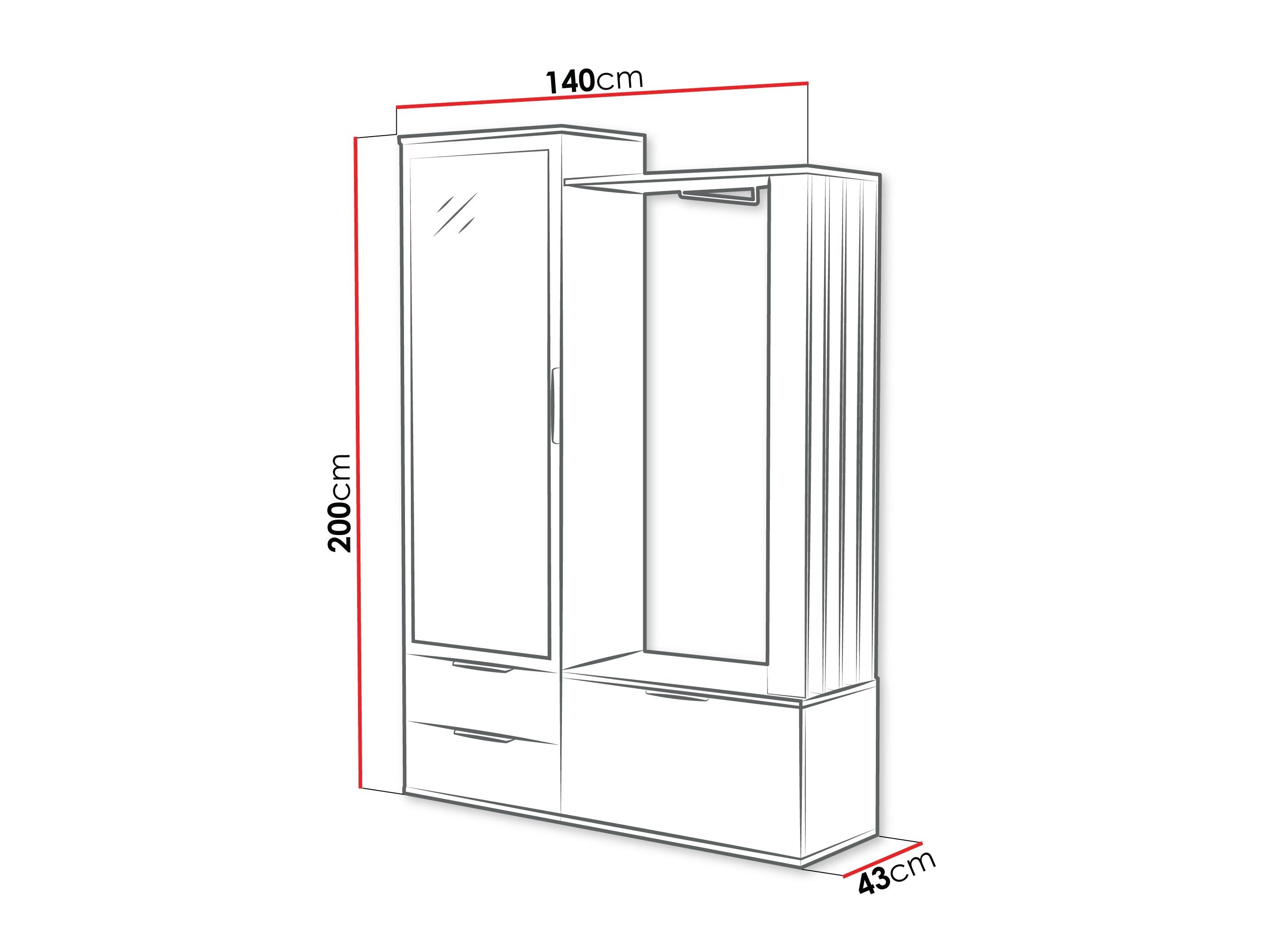 Set za hodnik Honolulu 262