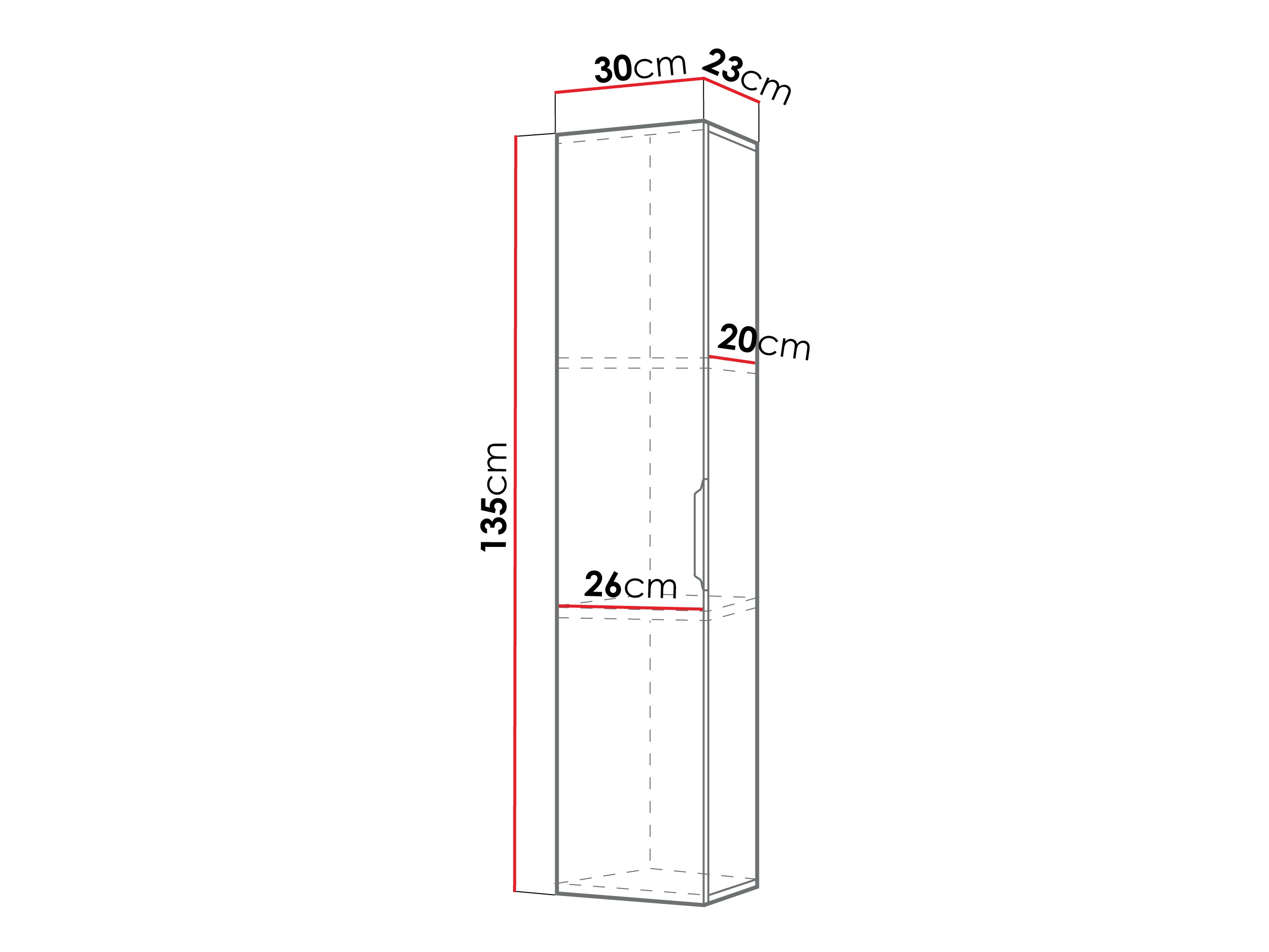 Zidni ormarić za kupatilo Comfivo Unitas