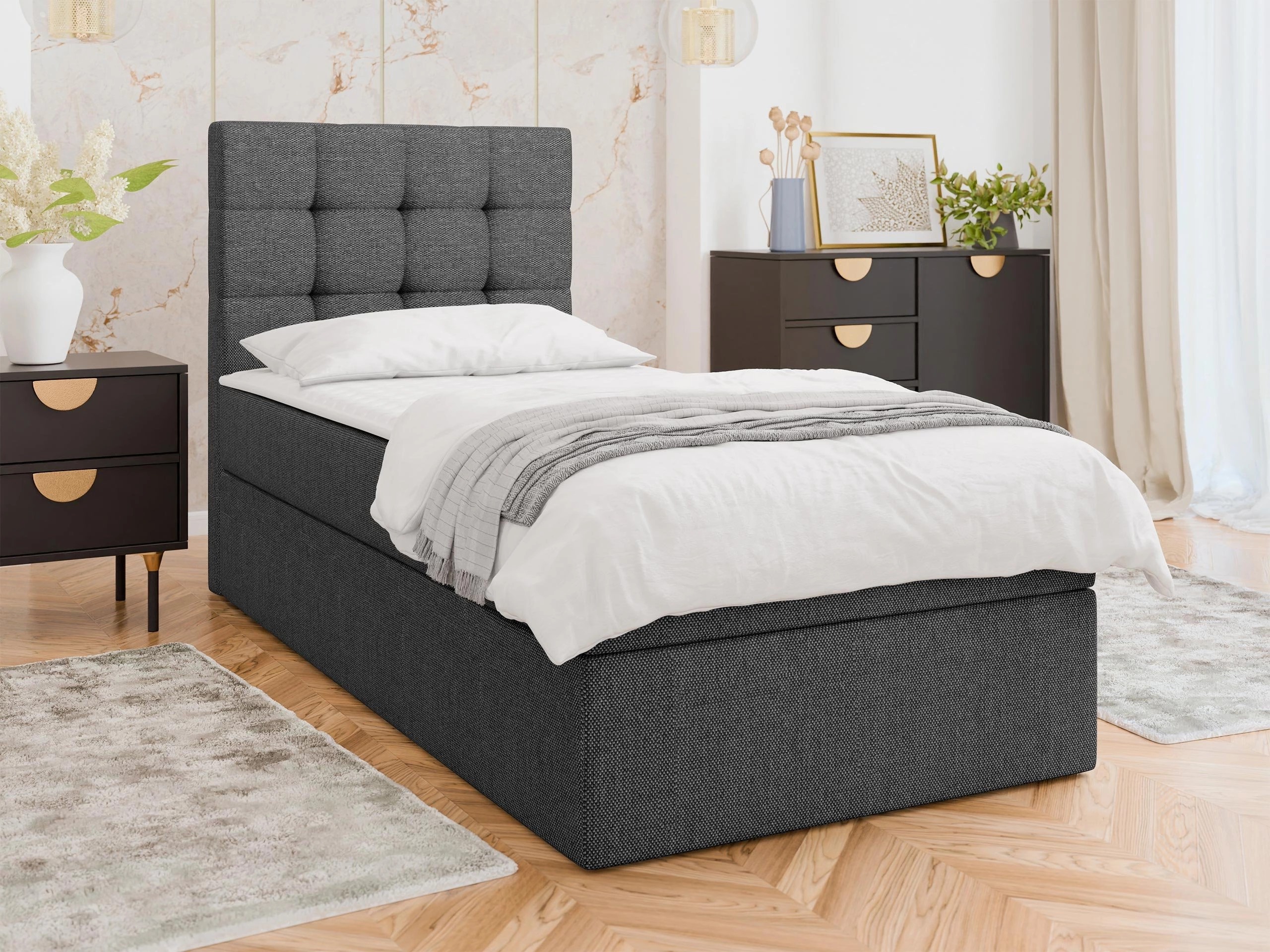 Boxspring krevet Comfivo Osculum II (Muna 10)