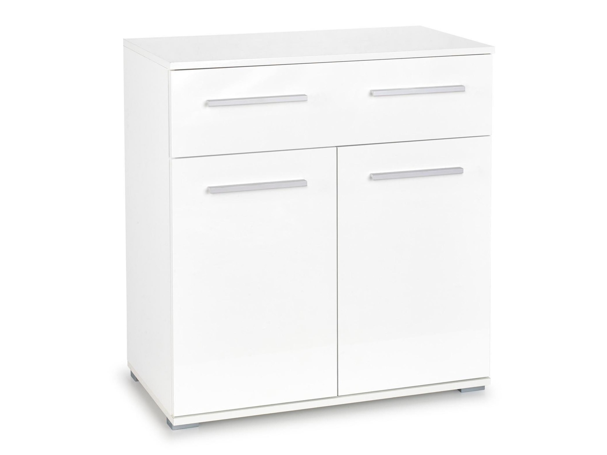 Komoda Cirveso 100 (Belo + Sjajno belo)