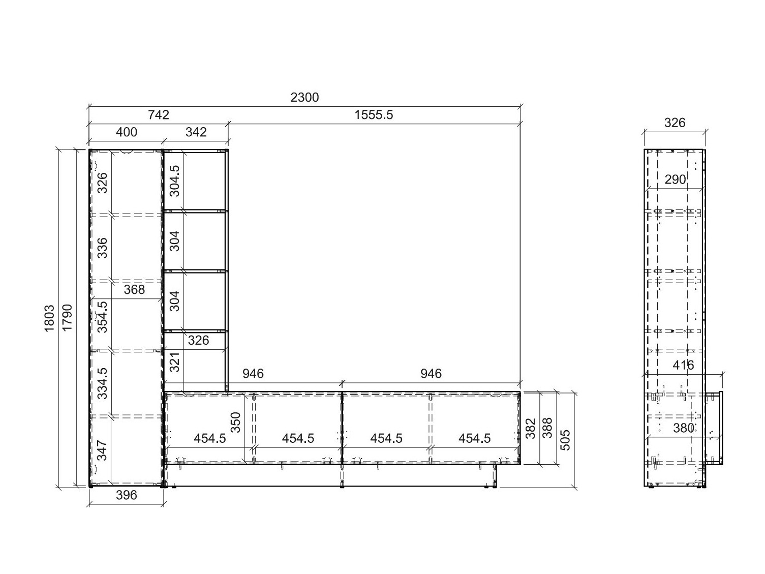 Set za dnevnu sobu Ontario 224