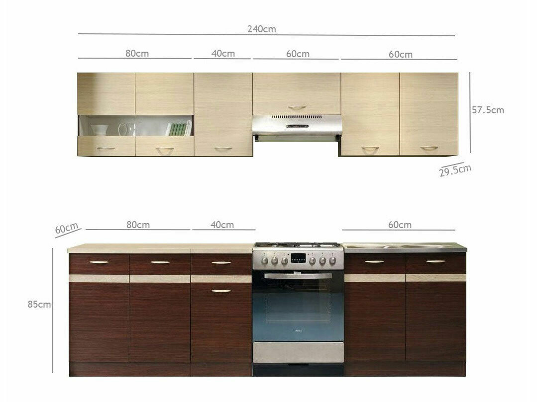 Modularni kuhinjski set Eli Mix 102
