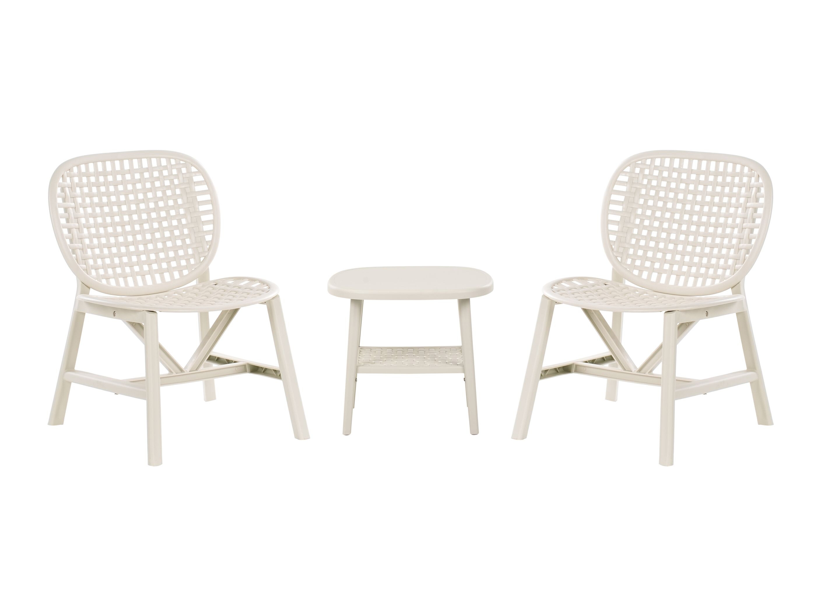 Set balkonskog nameštaja Berwyn 3236 (Belo)