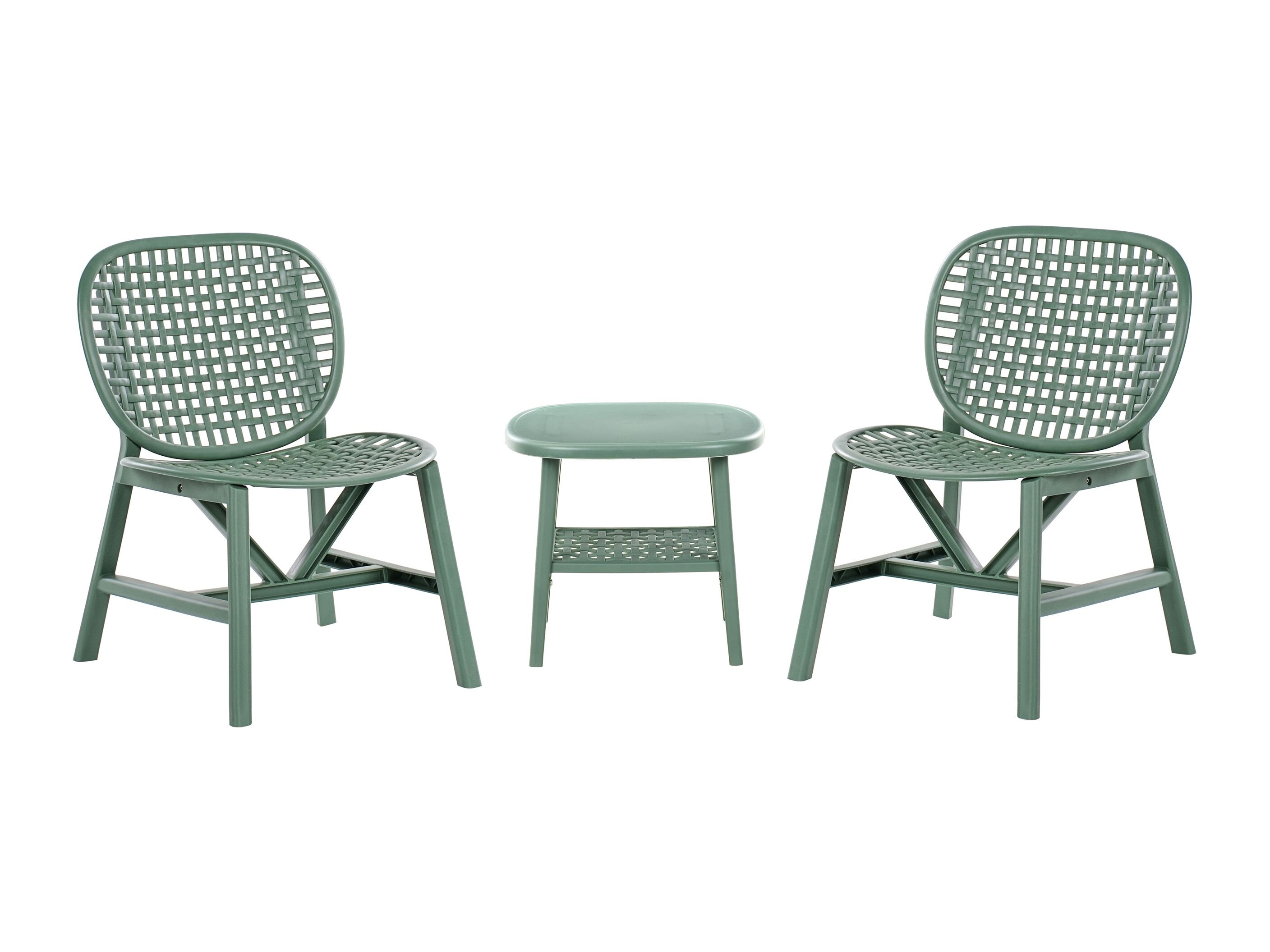 Set balkonskog nameštaja Berwyn 3236 (Zelena)