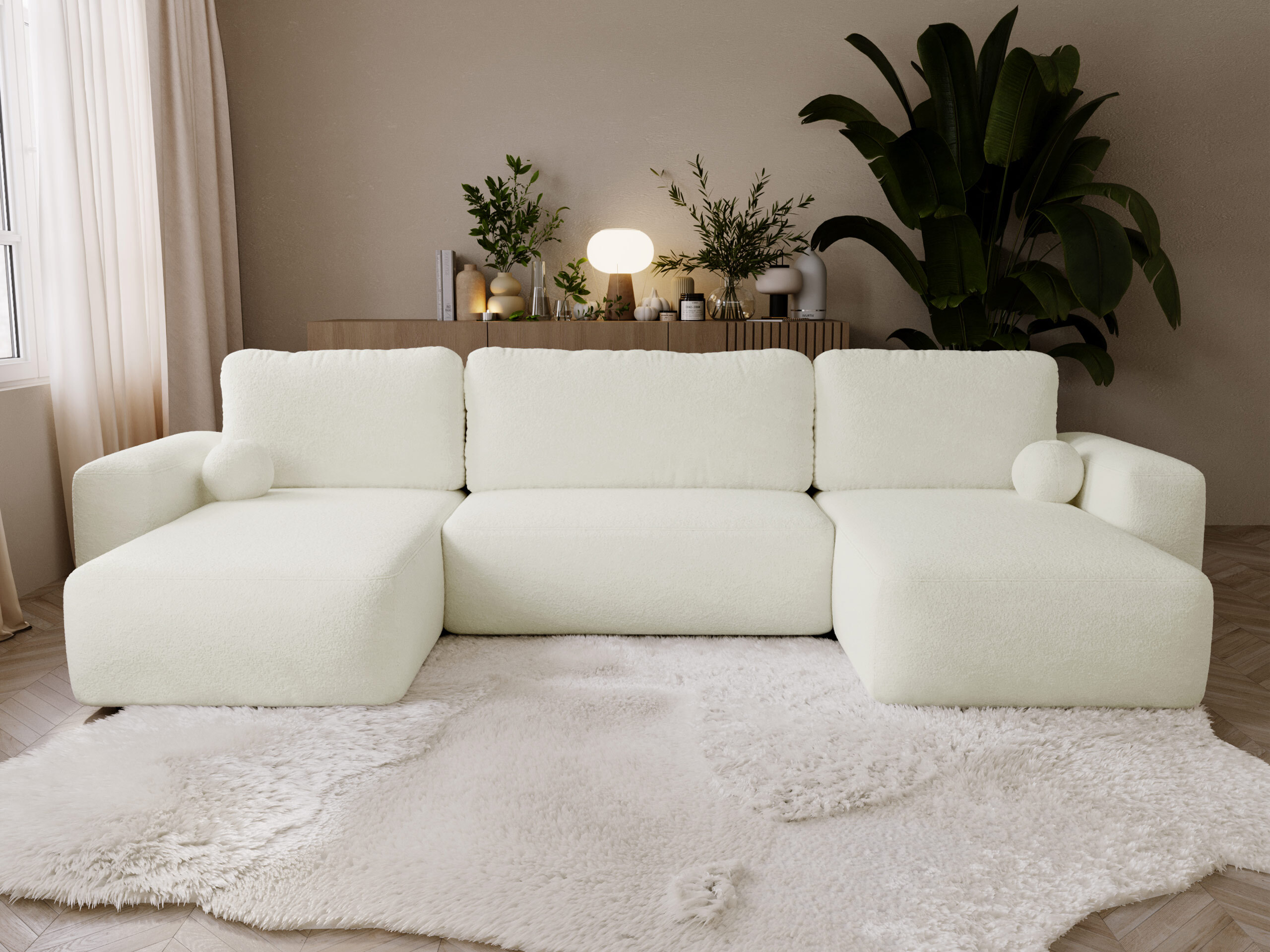 Ugaona garnitura TrendyNest 130 (Coral 15)