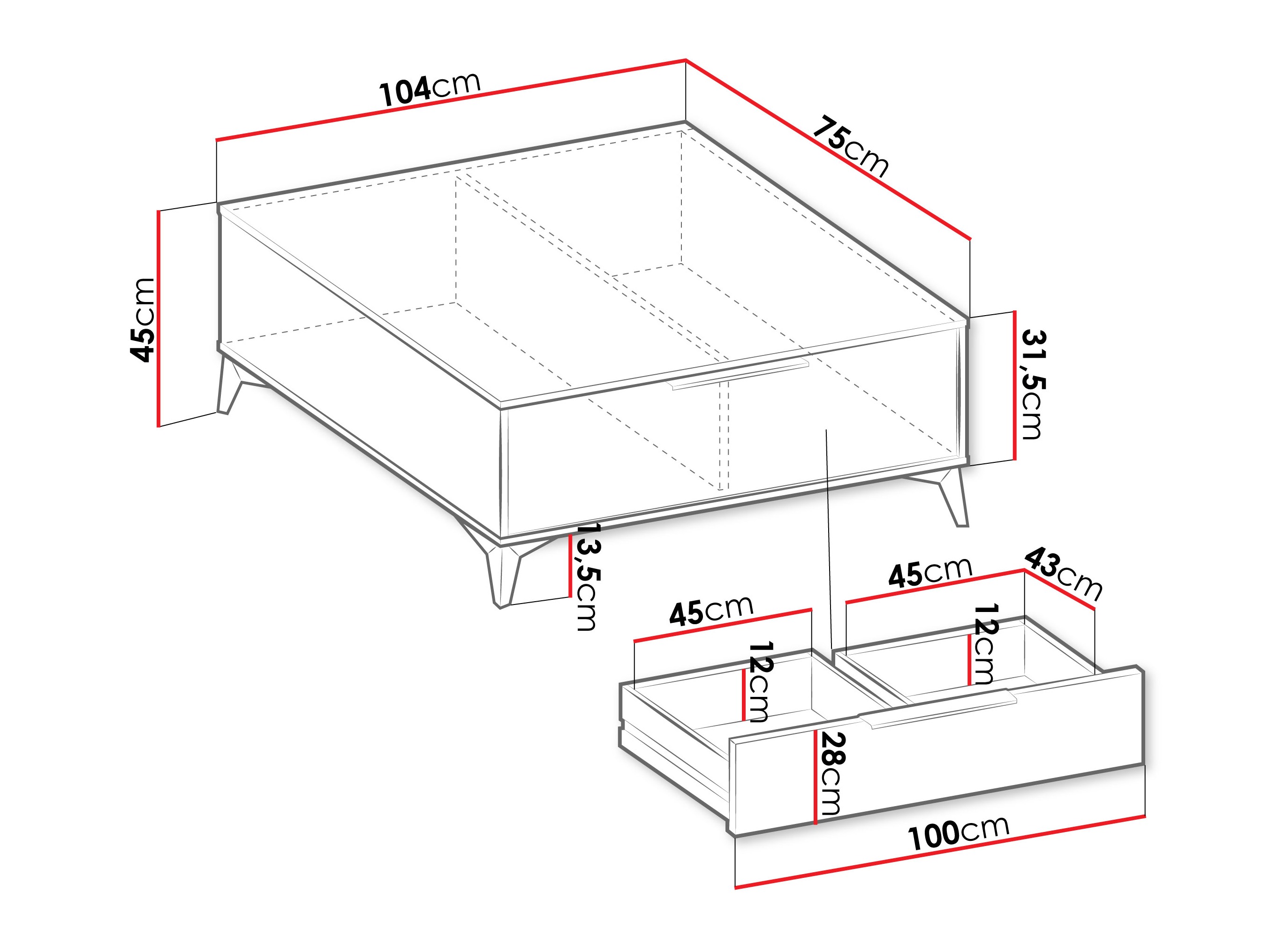 Stočić za kafu Comfivo Citrus I