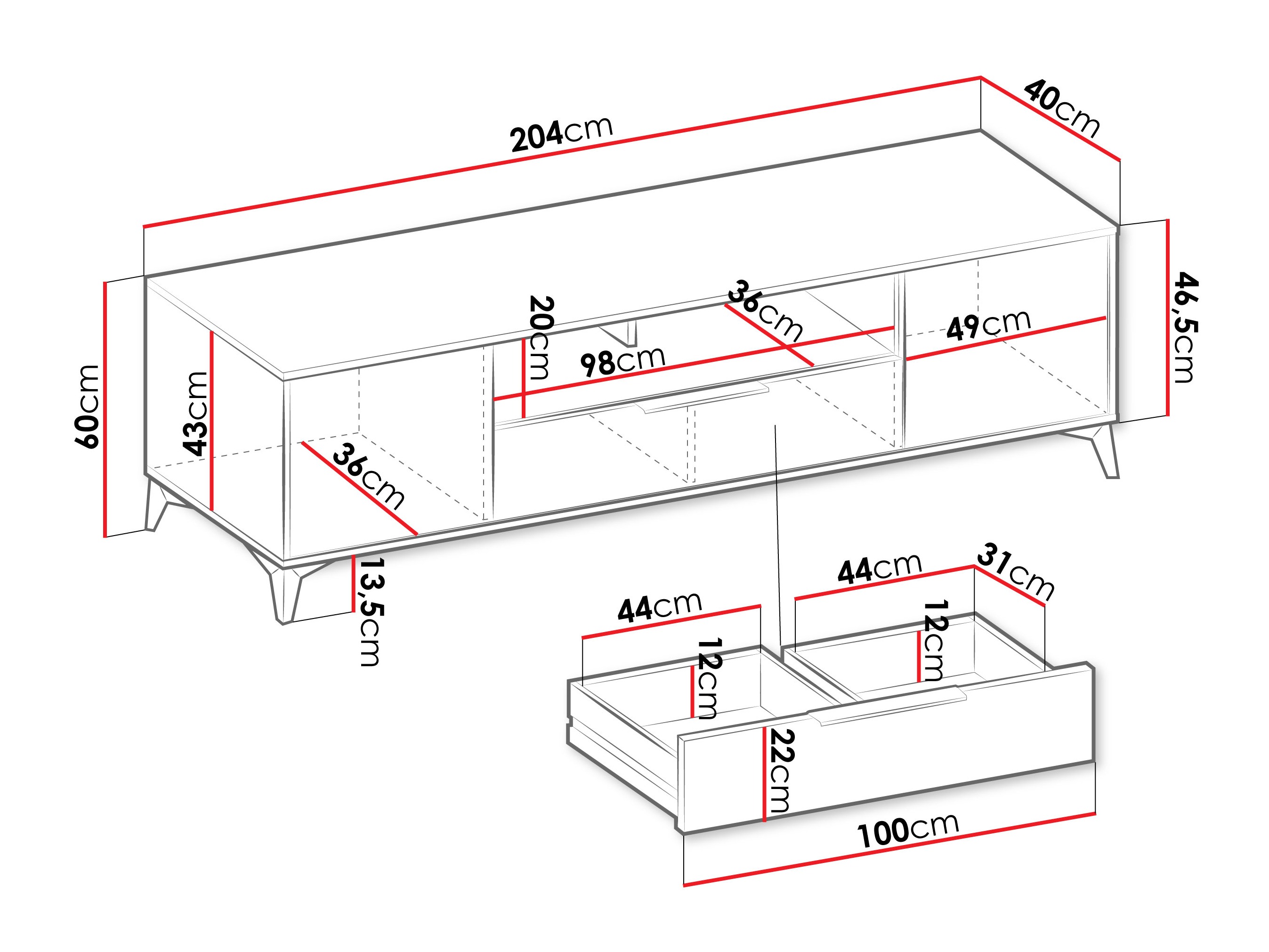 TV komoda Comfivo Citrus I