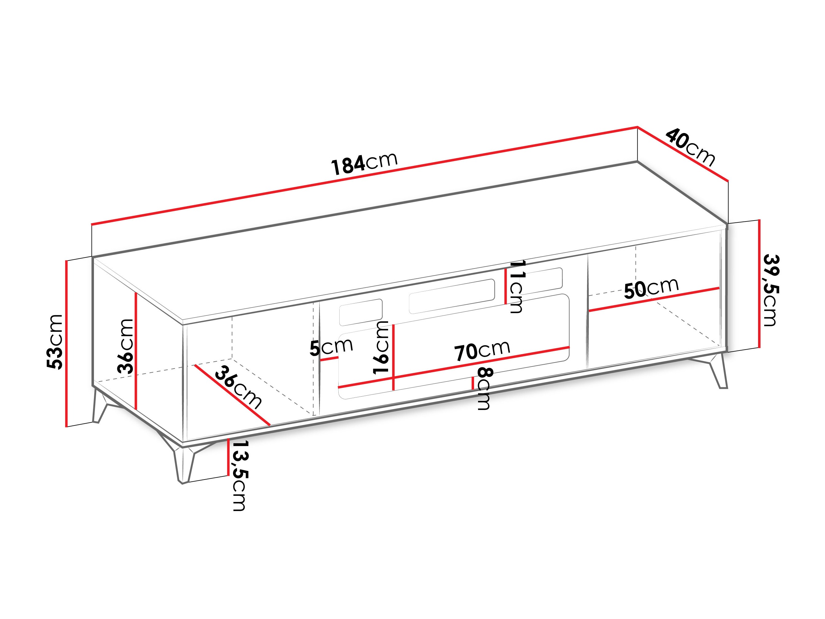 TV komoda Comfivo Enoteo 107