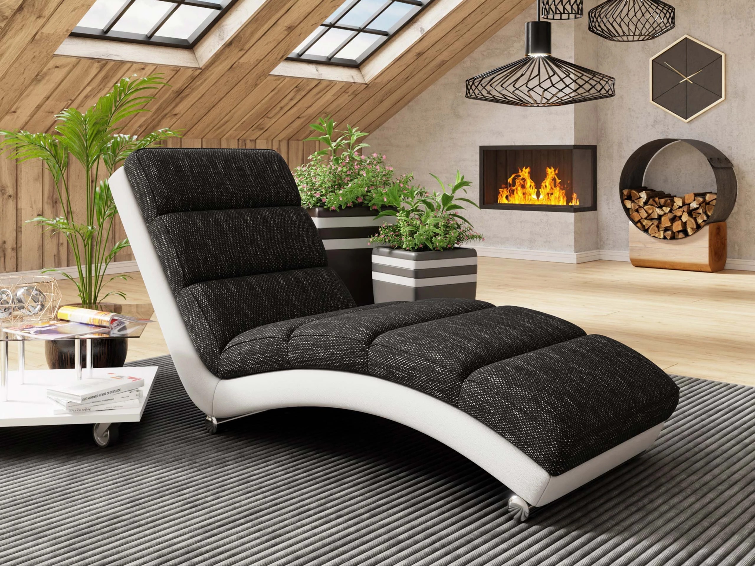 Šezlong Comfivo Pirum (Soft 017 + Lawa 06)