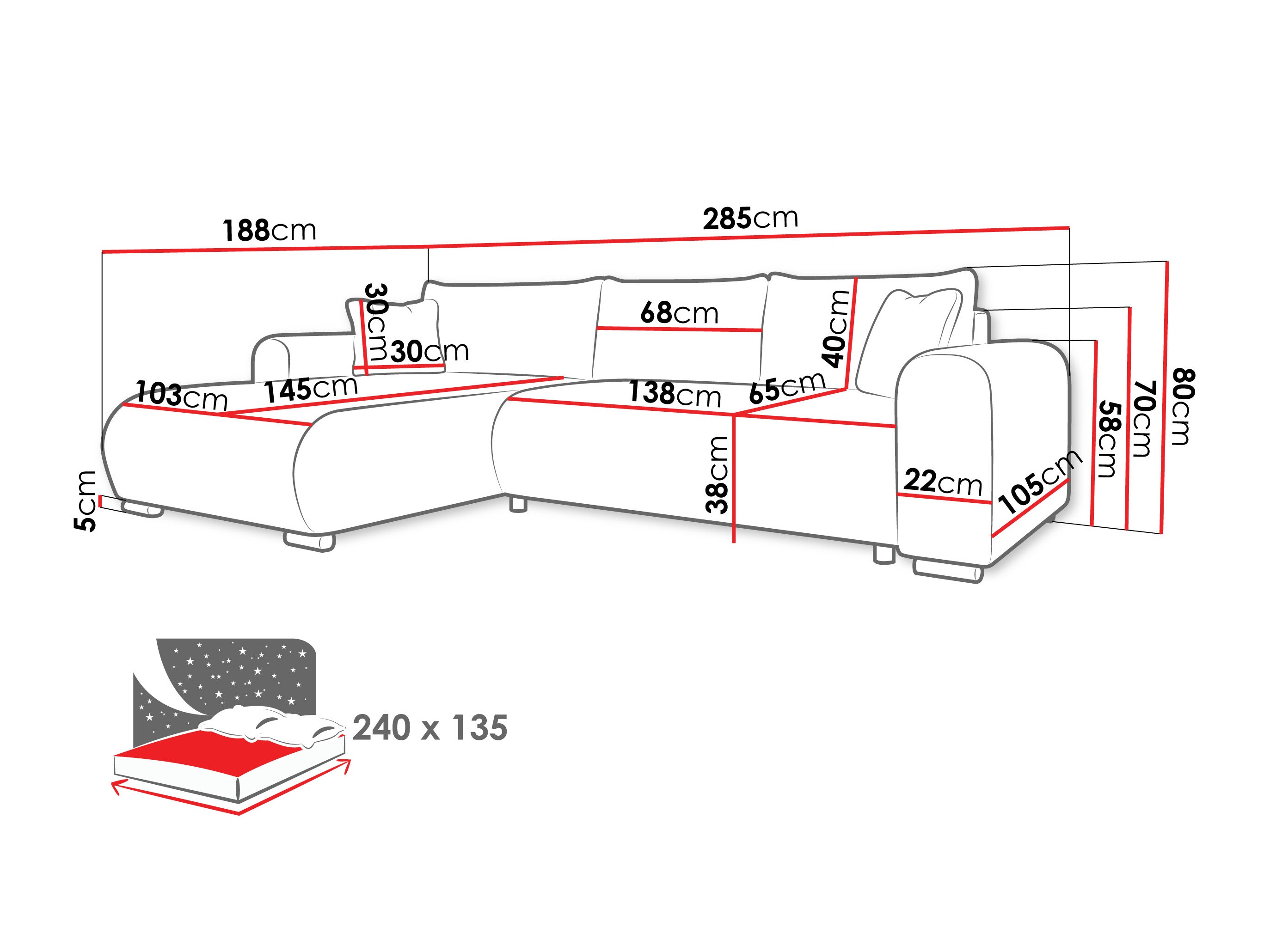 Ugaona garnitura Comfivo Consors (Poso 100)