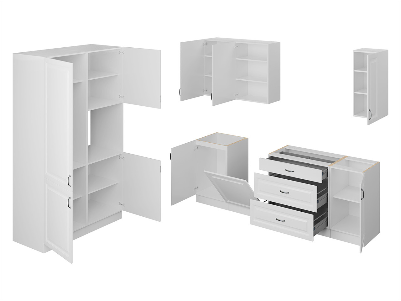 Modularni kuhinjski set Retro White 149