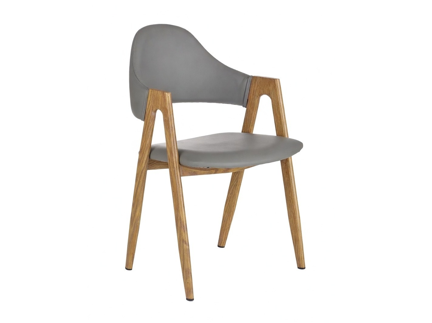 Stolica Houston 561 (Sivo + hrast)
