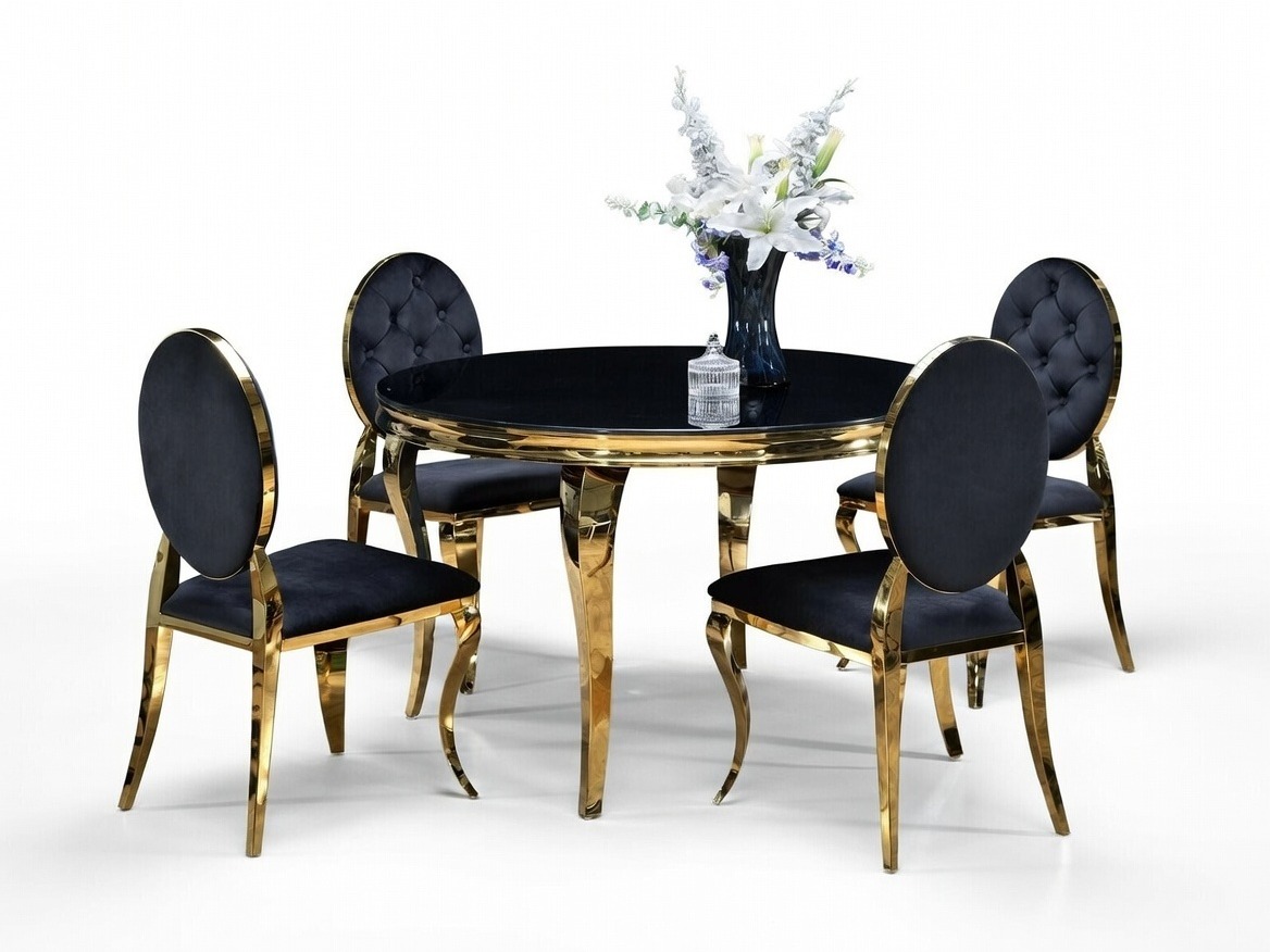 Trpezarijski set Houston 1828 (Crno)