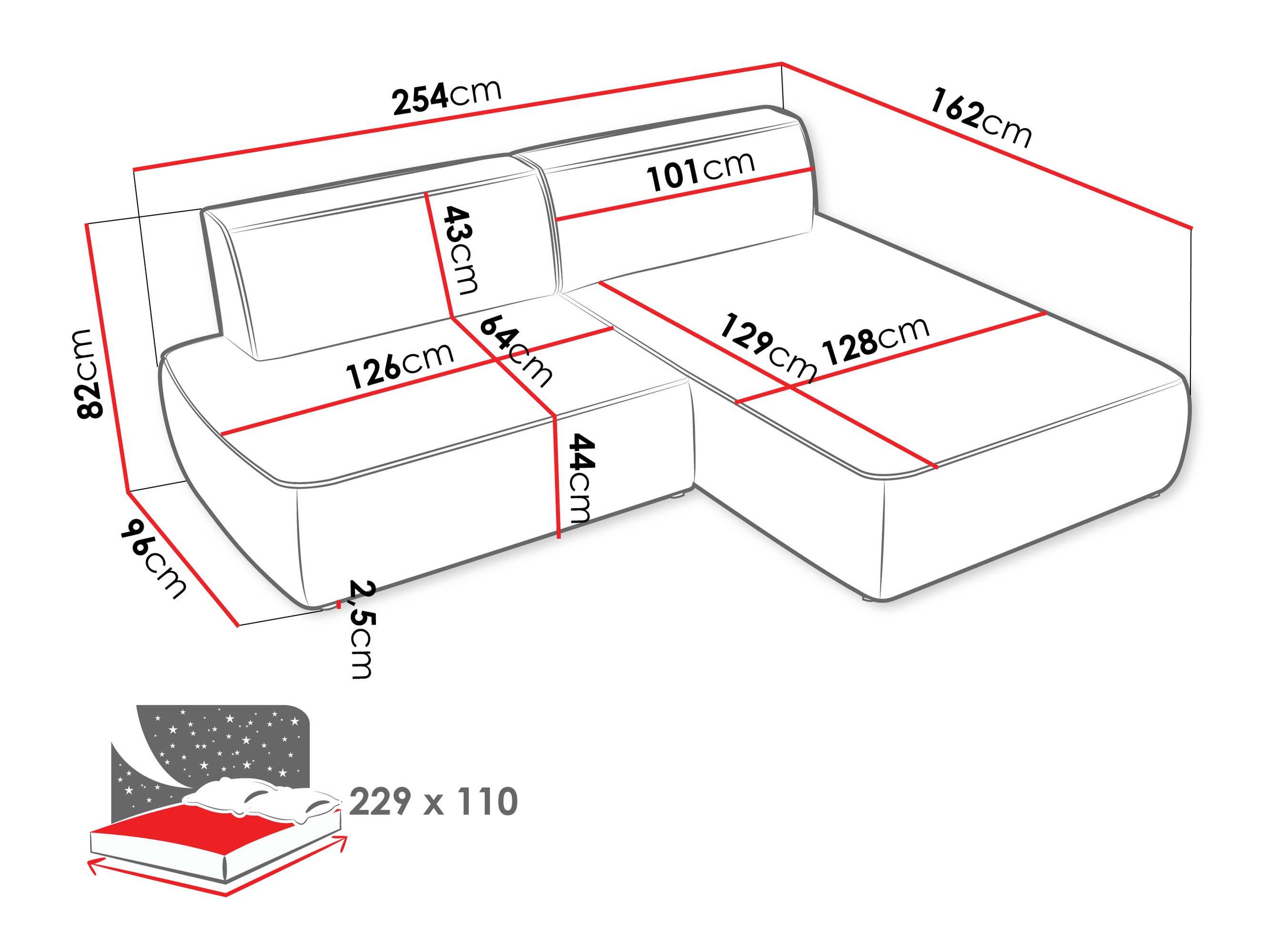 Ugaona garnitura Comfivo 531 (Velo 621)