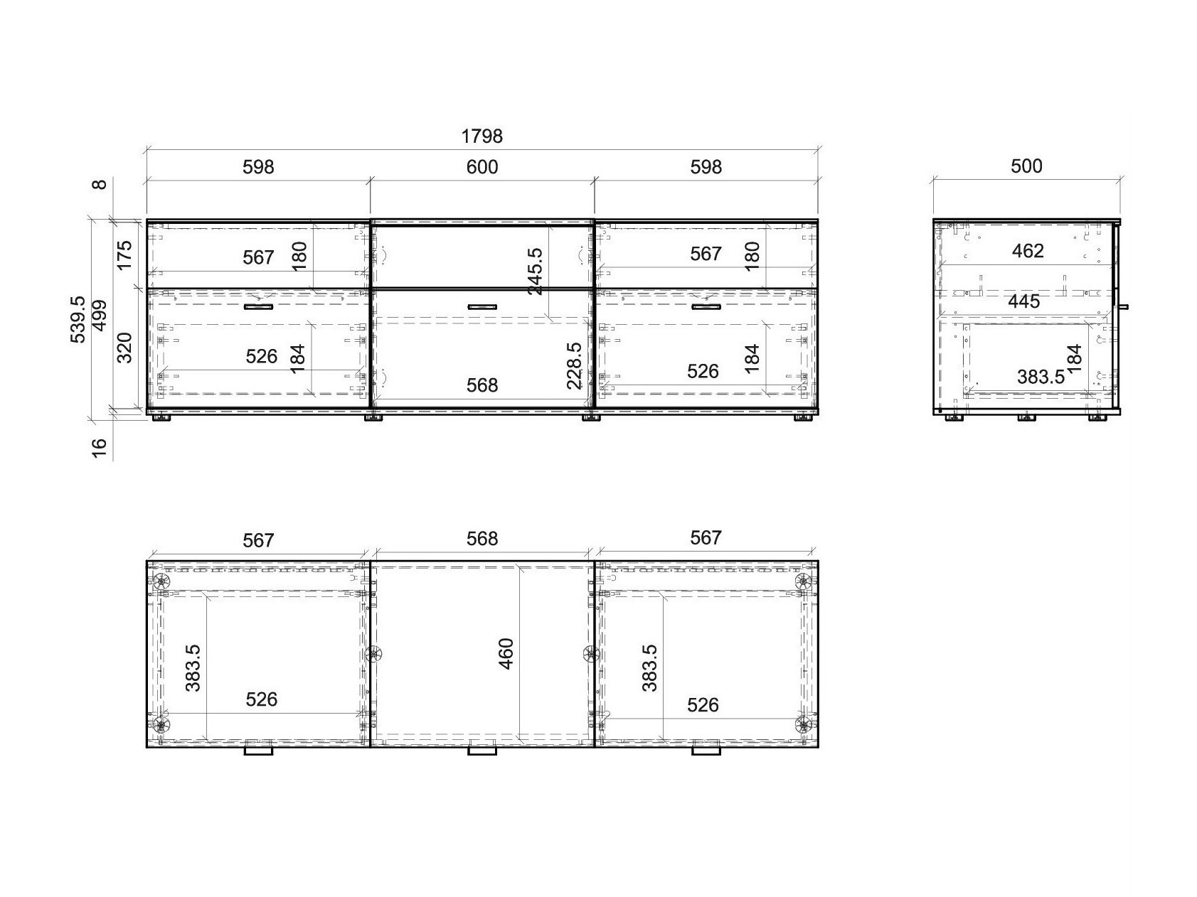 Set za dnevnu sobu Alnue 107