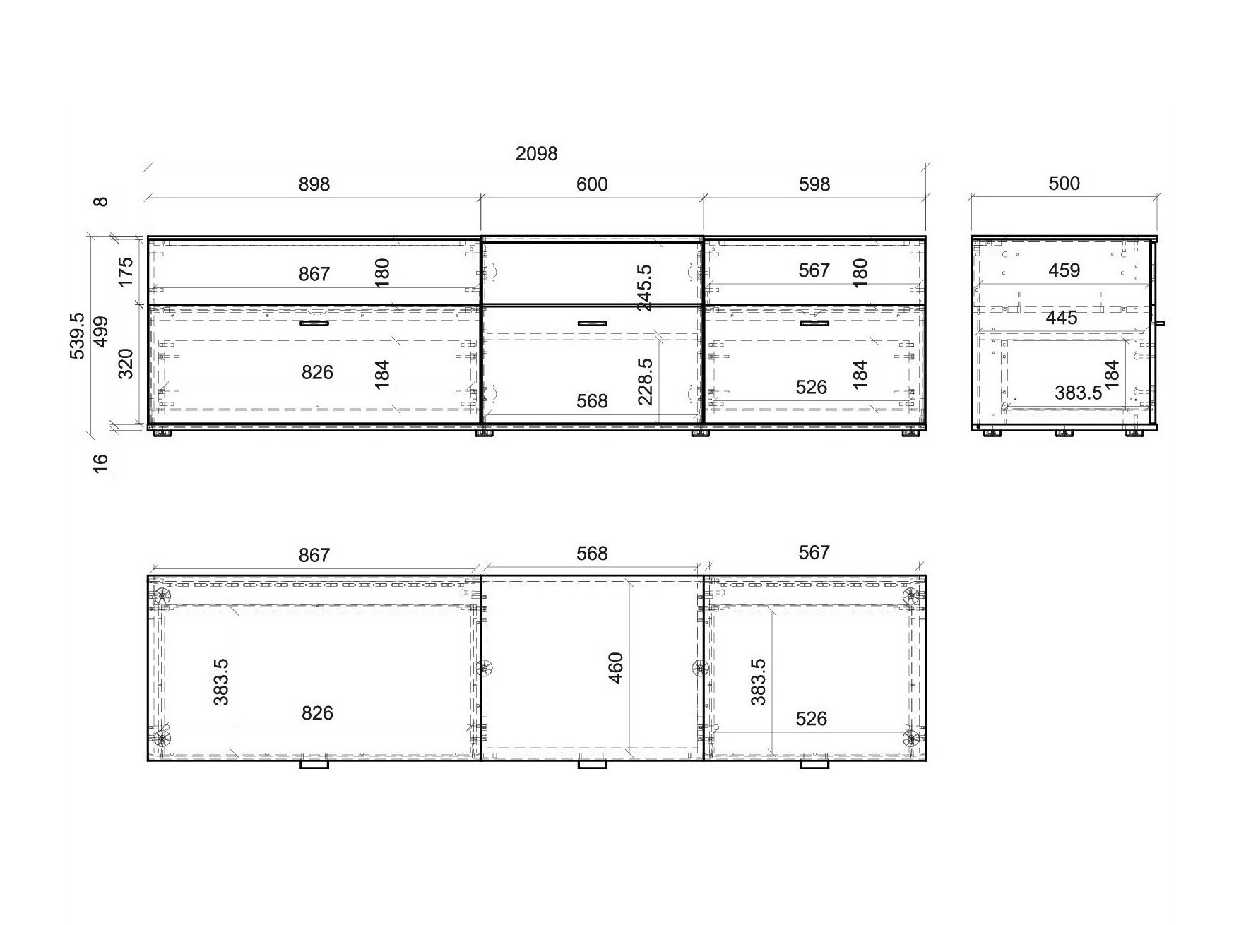 Set za dnevnu sobu Alnue 108