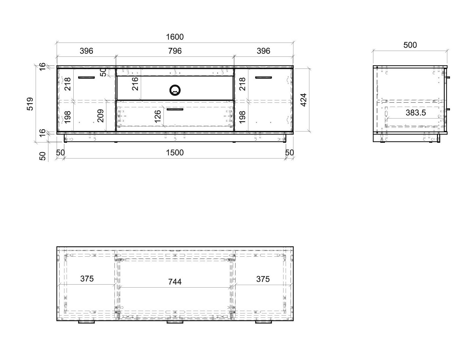 TV komoda Salsalo 101