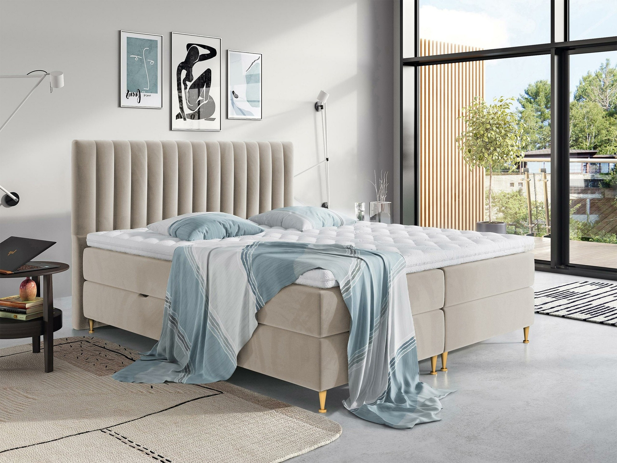 Boxspring krevet ComfiDream Fjorina (Fresh 01)