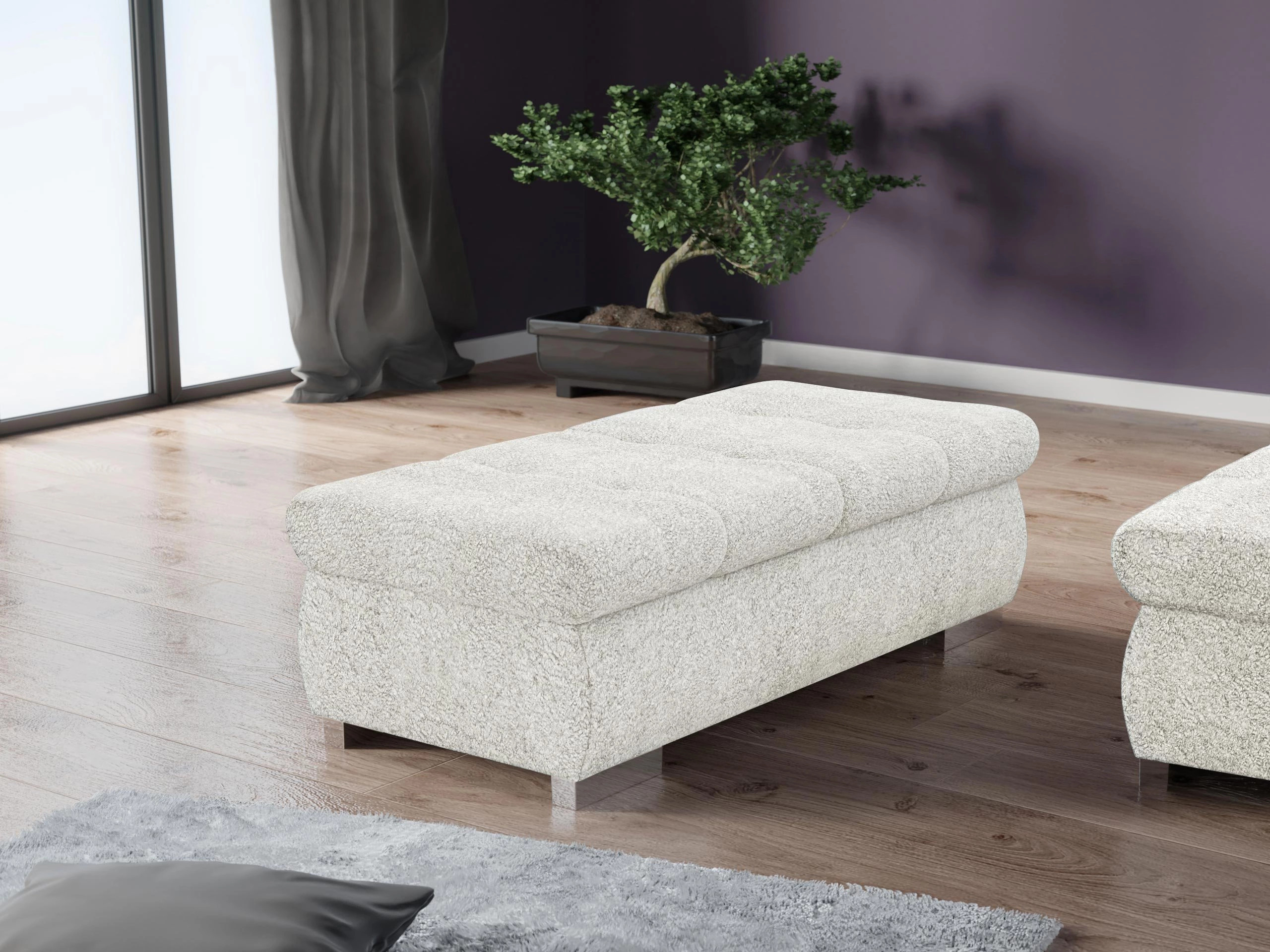 Tapacirana klupa Comfivo Nitor I (Coral 70)