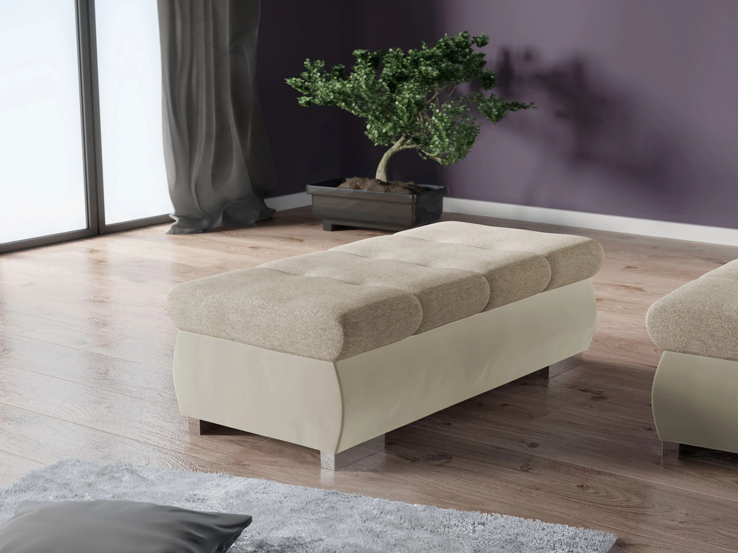 Tapacirana klupa Comfivo Nitor I (Magic Velvet 2201 + Matana 17)