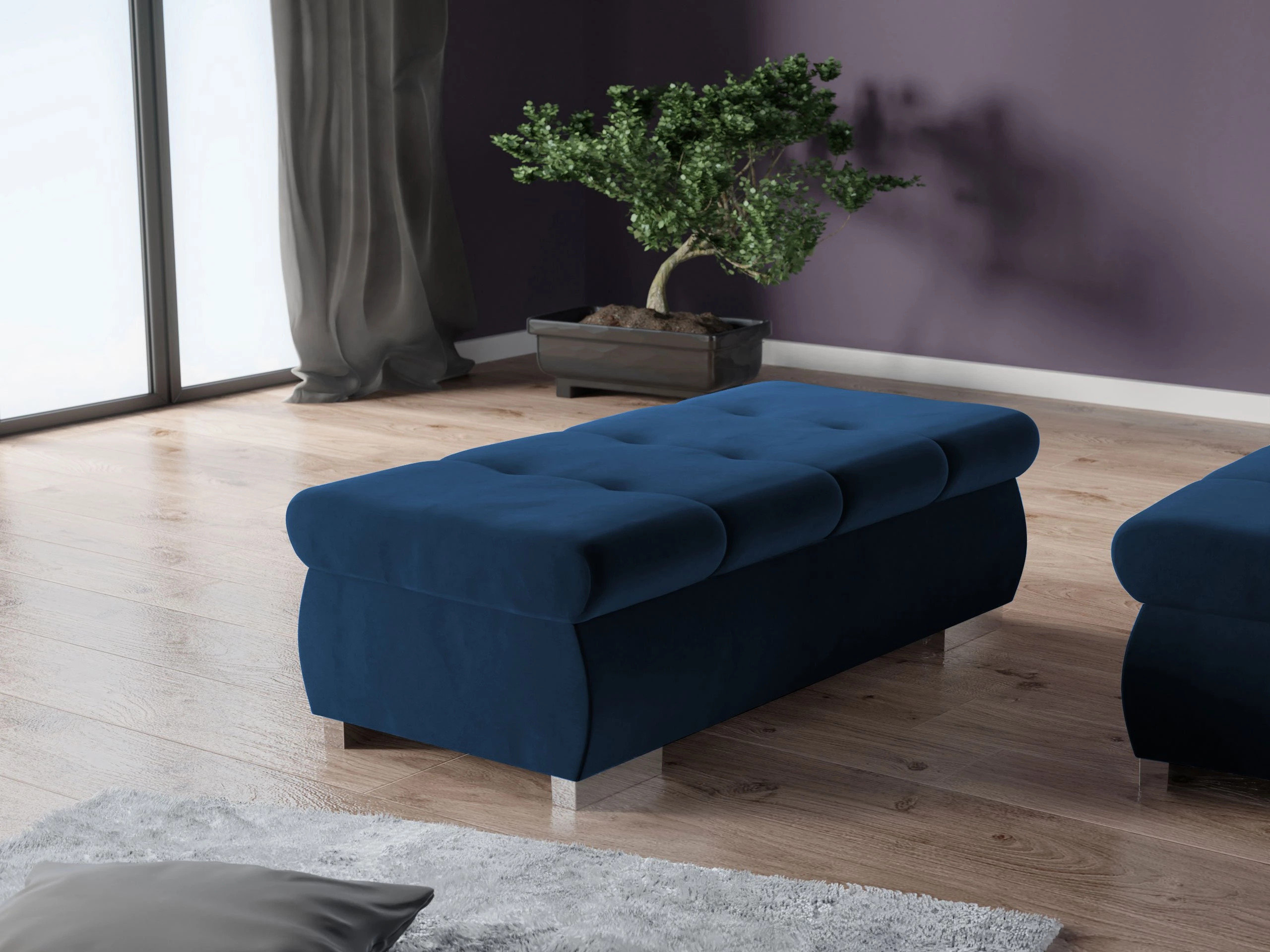 Tapacirana klupa Comfivo Nitor I (Magic Velvet 2216)