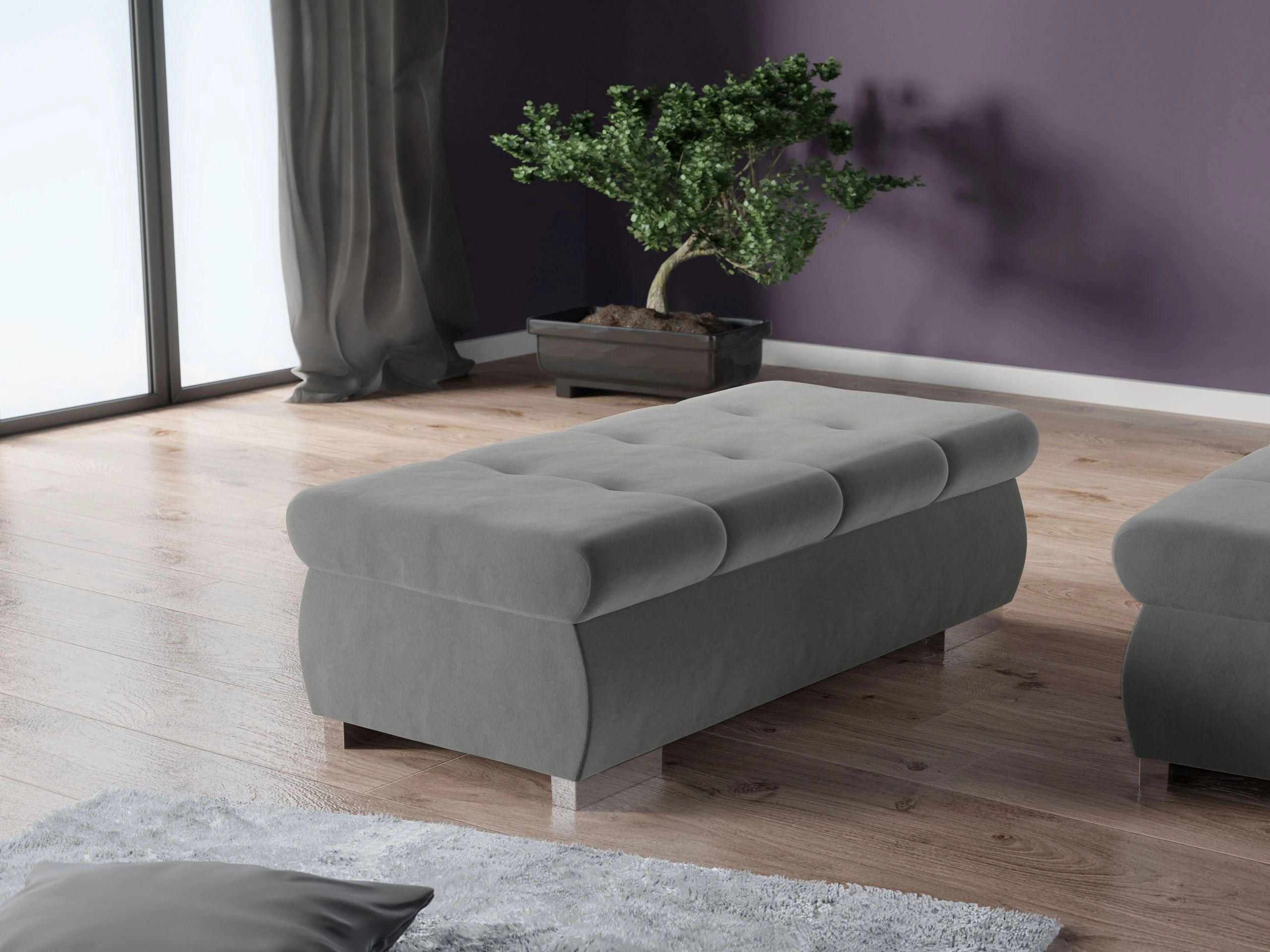 Tapacirana klupa Comfivo Nitor I (Magic Velvet 2217)