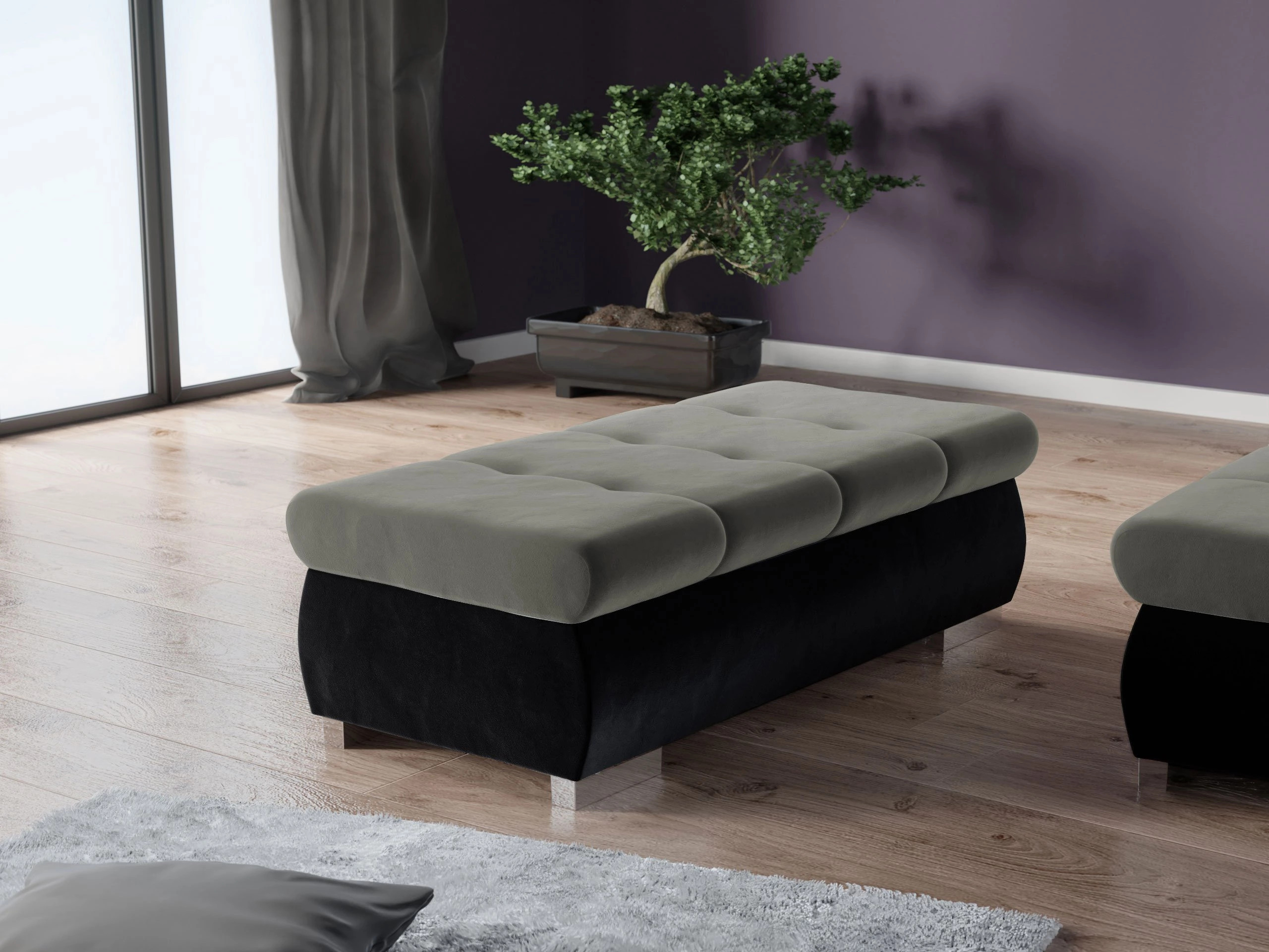 Tapacirana klupa Comfivo Nitor I (Magic Velvet 2219 + Magic Velvet 2217)