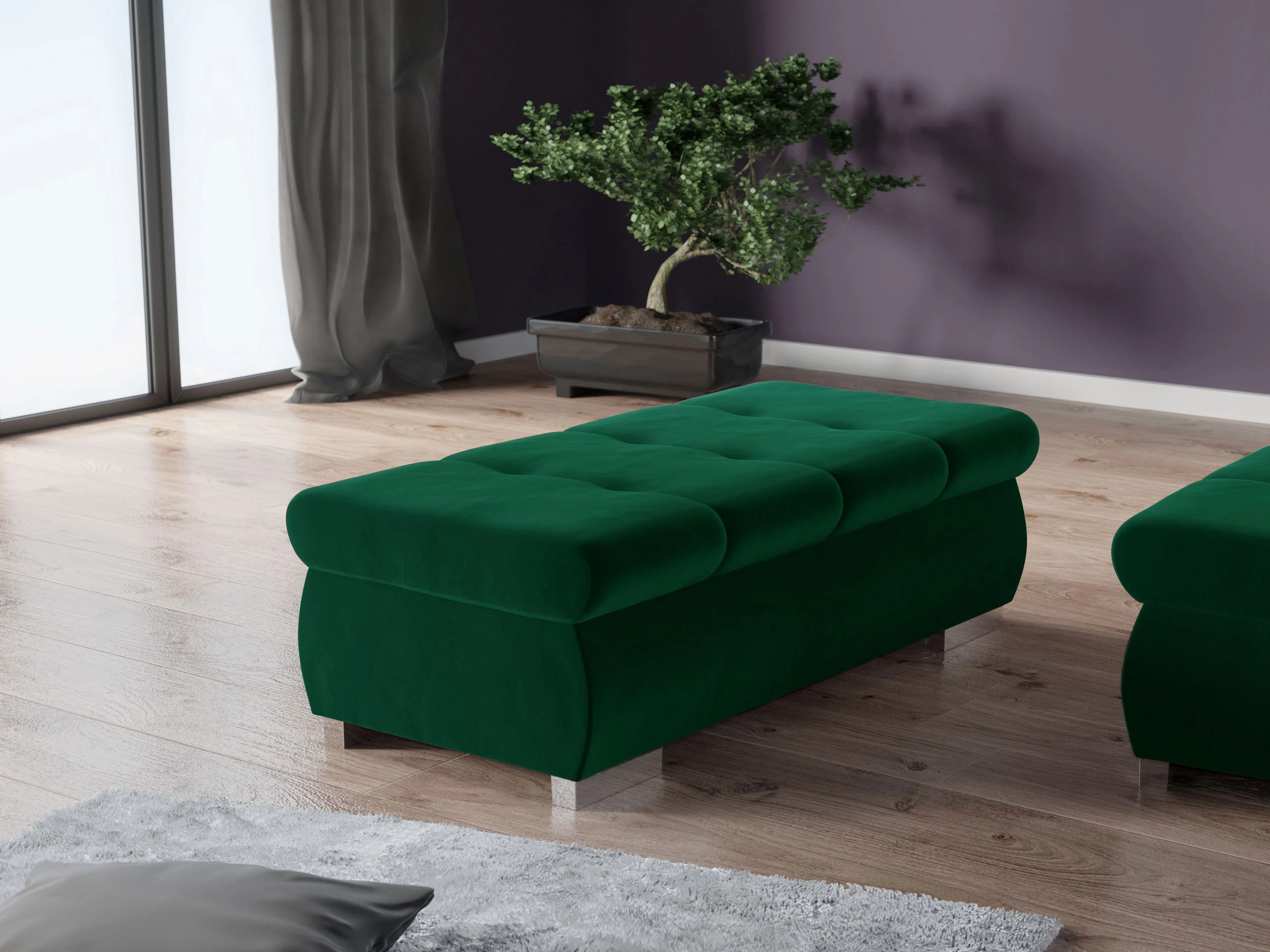 Tapacirana klupa Comfivo Nitor I (Magic Velvet 2225)
