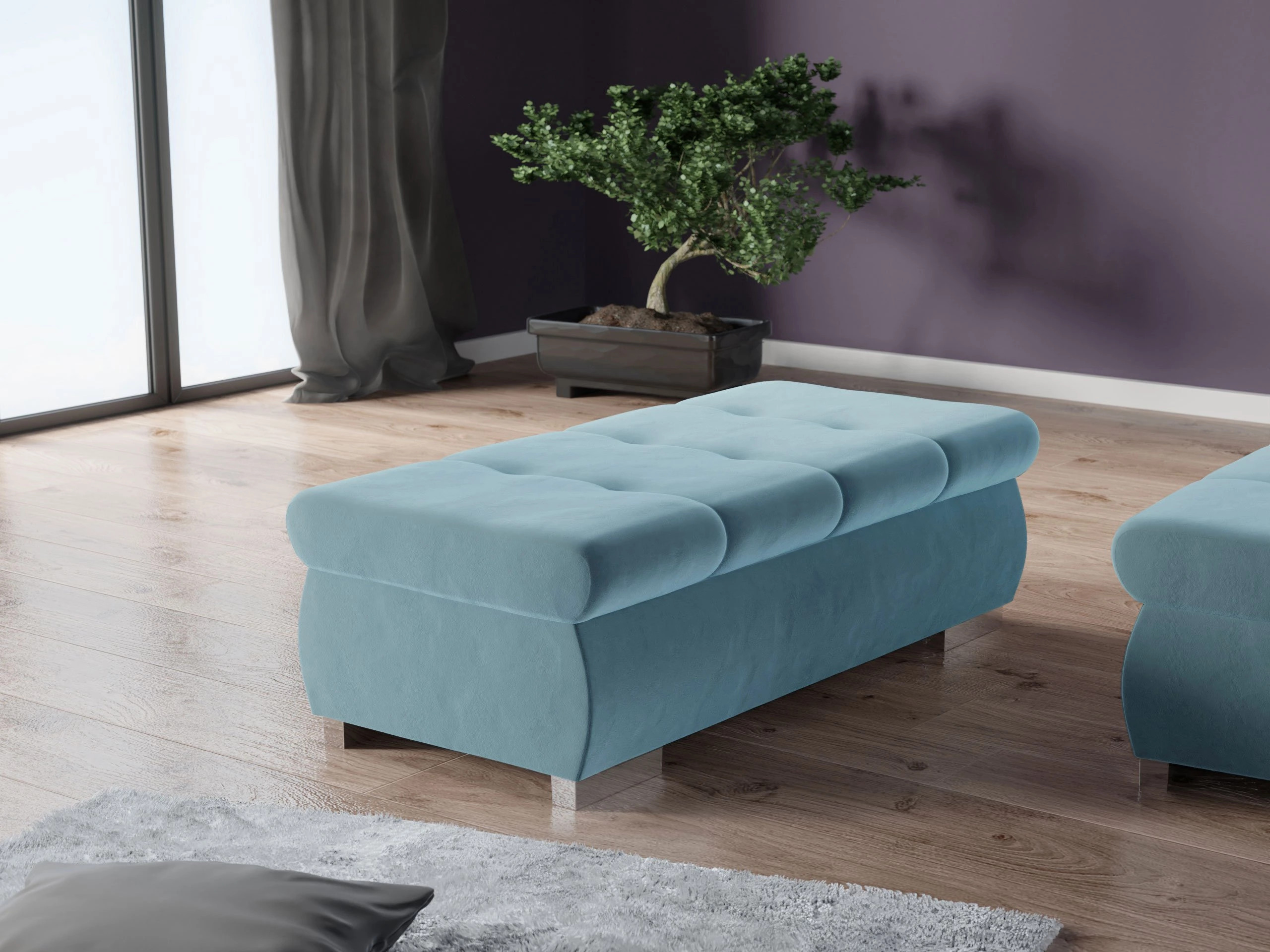 Tapacirana klupa Comfivo Nitor I (Magic Velvet 2260)