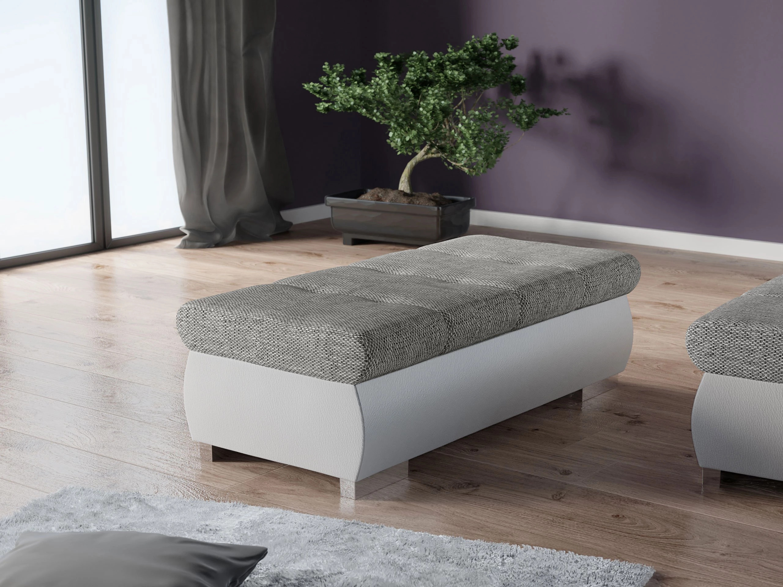 Tapacirana klupa Comfivo Nitor I (Soft 017 + Lawa 05)