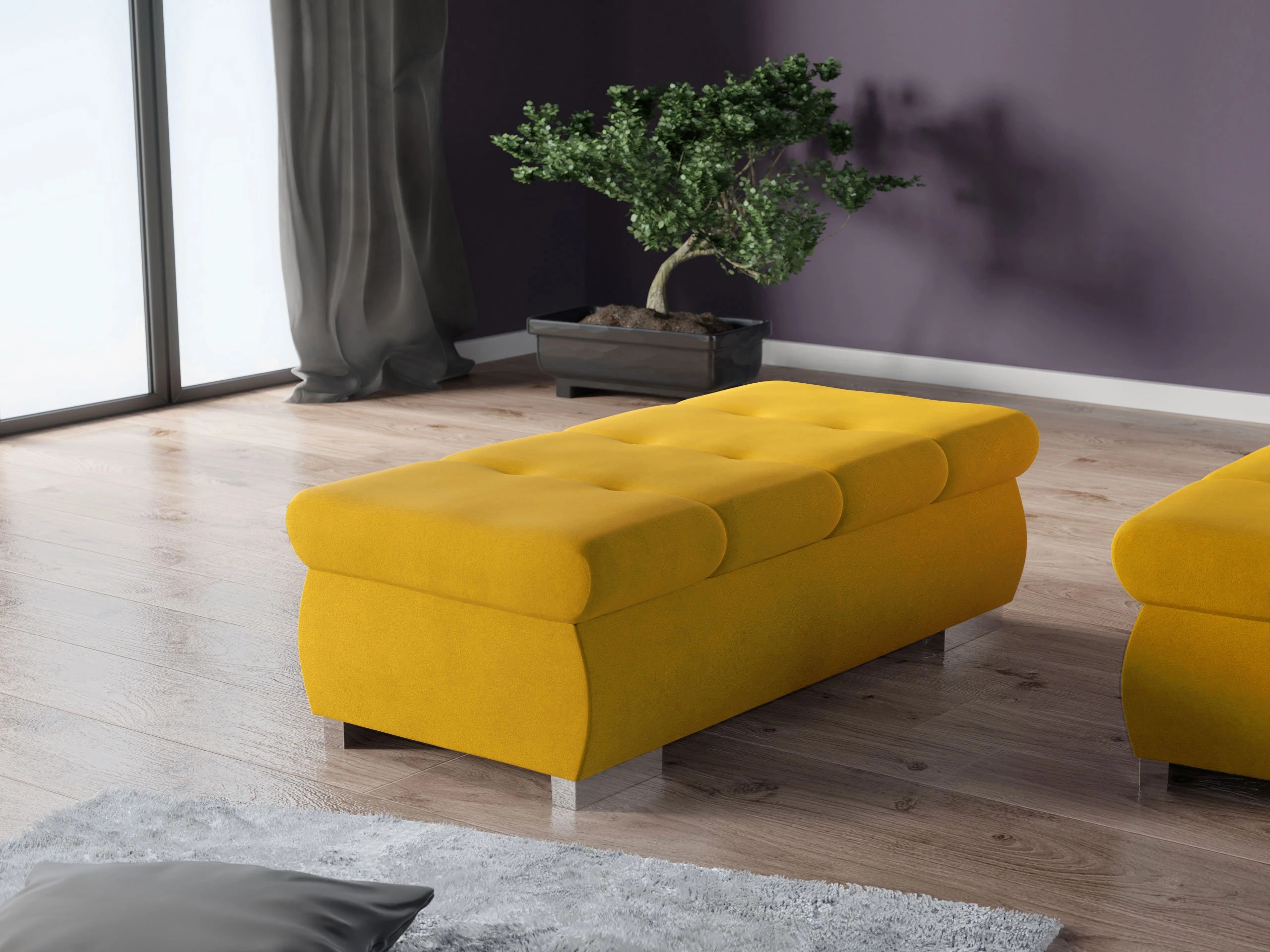 Tapacirana klupa Comfivo Nitor I (Uttario Velvet 2959)