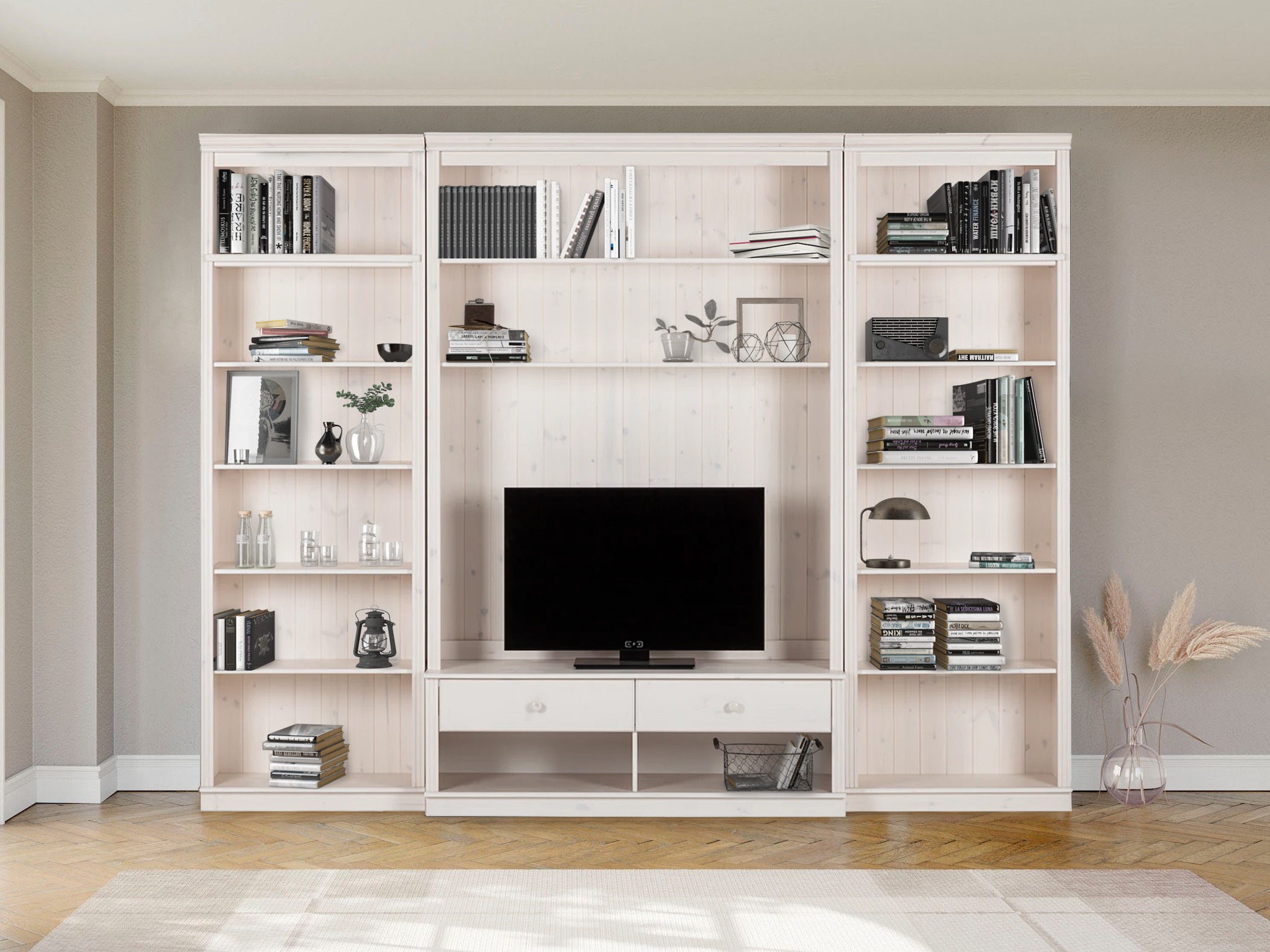 Set za dnevnu sobu Saltoro 127 (Belo)