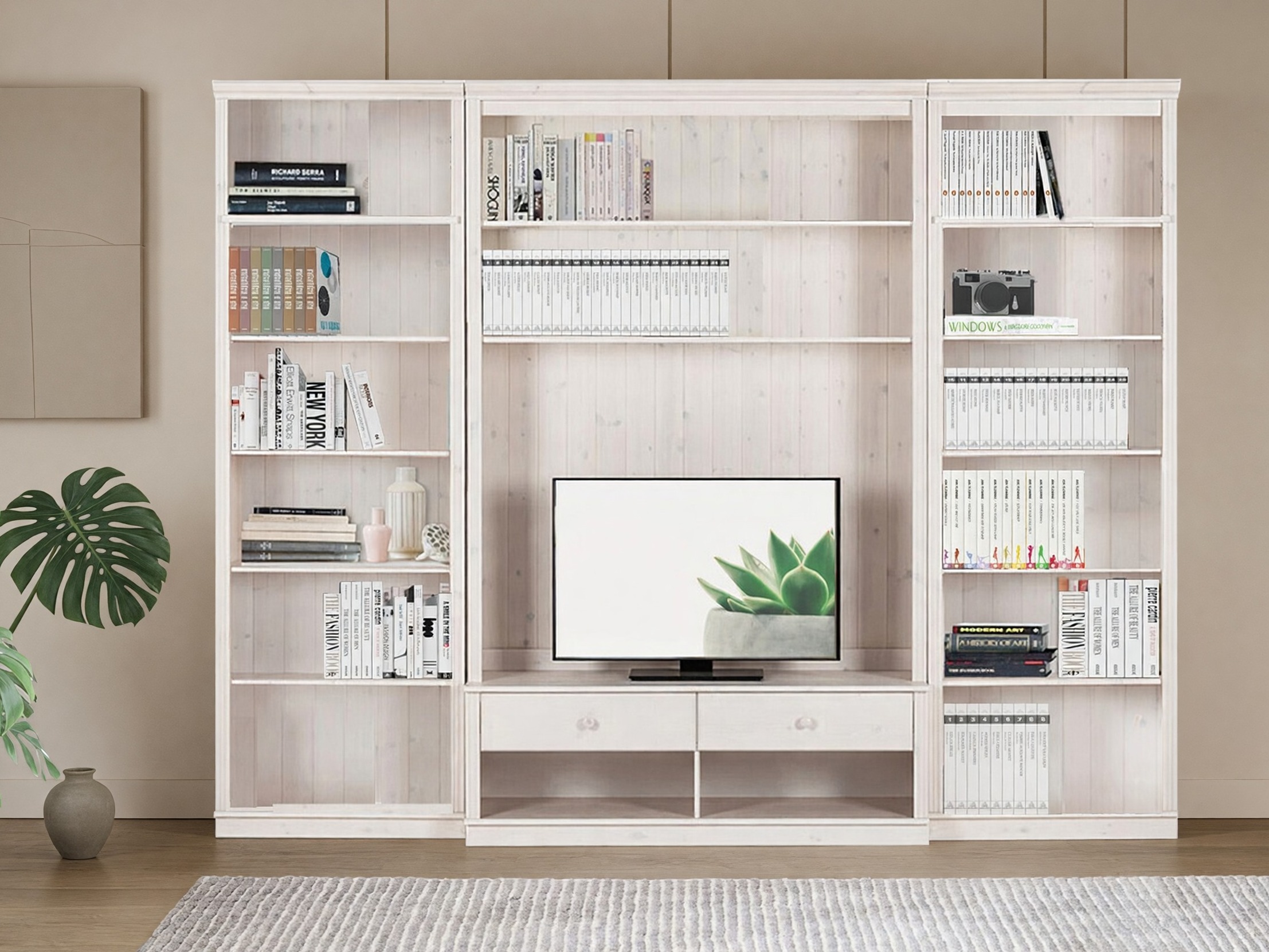 Set za dnevnu sobu Saltoro 127 (Belo)