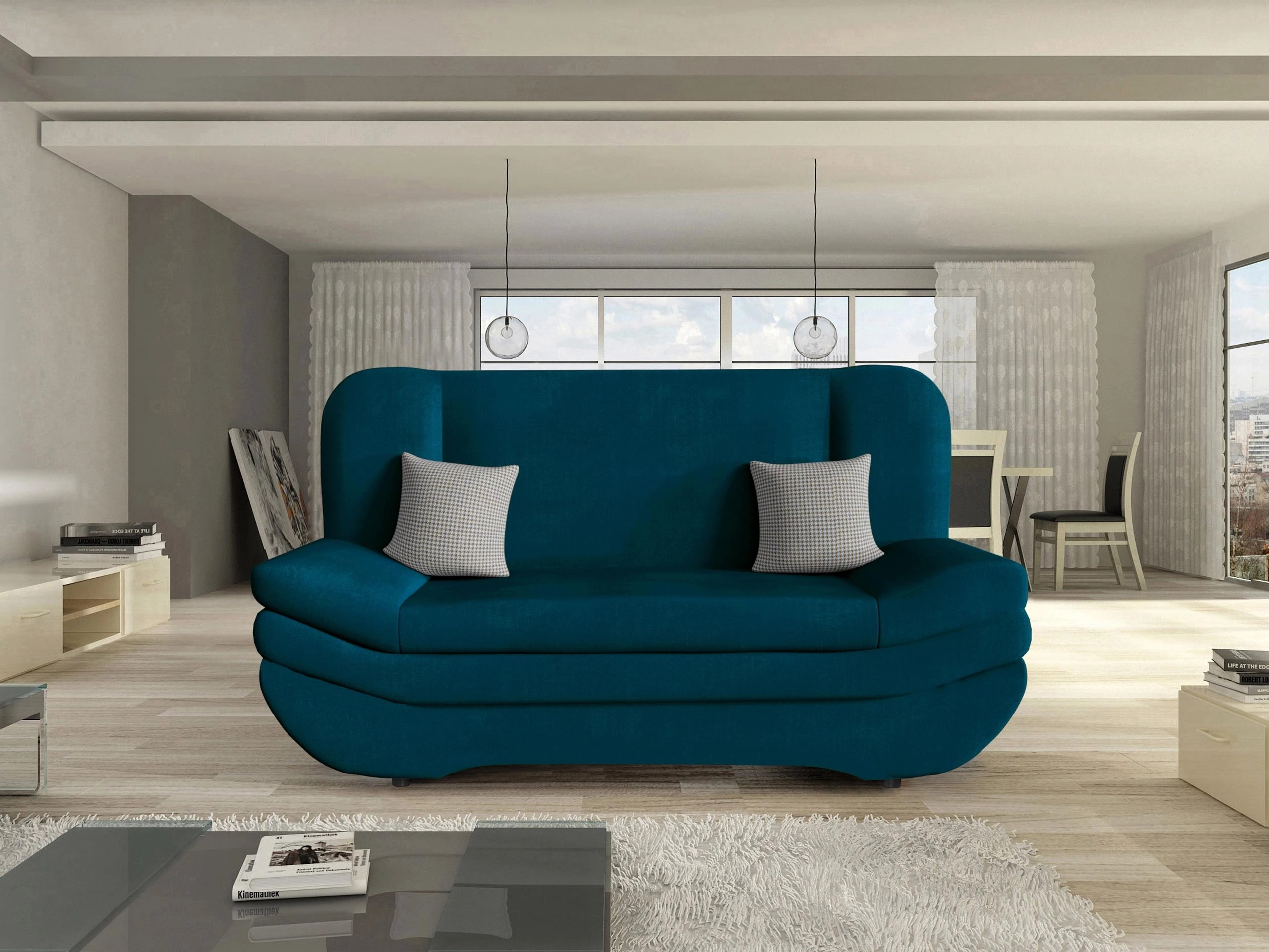 Sofa na razvlačenje Comfivo Silva (Venus Velvet 2911 + Kenia 796)