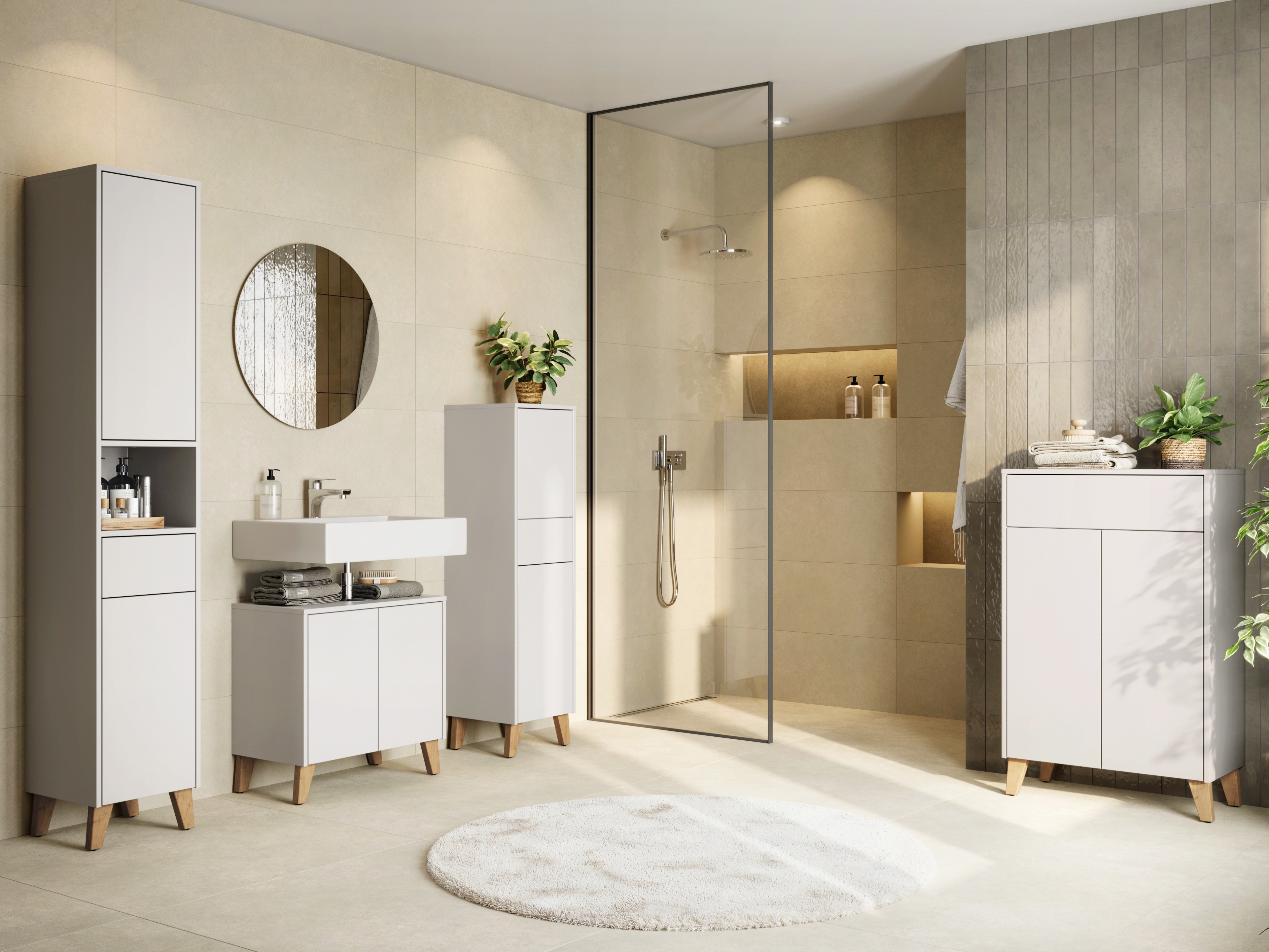 Samostojeći kupatilski ormarić Voseri 102