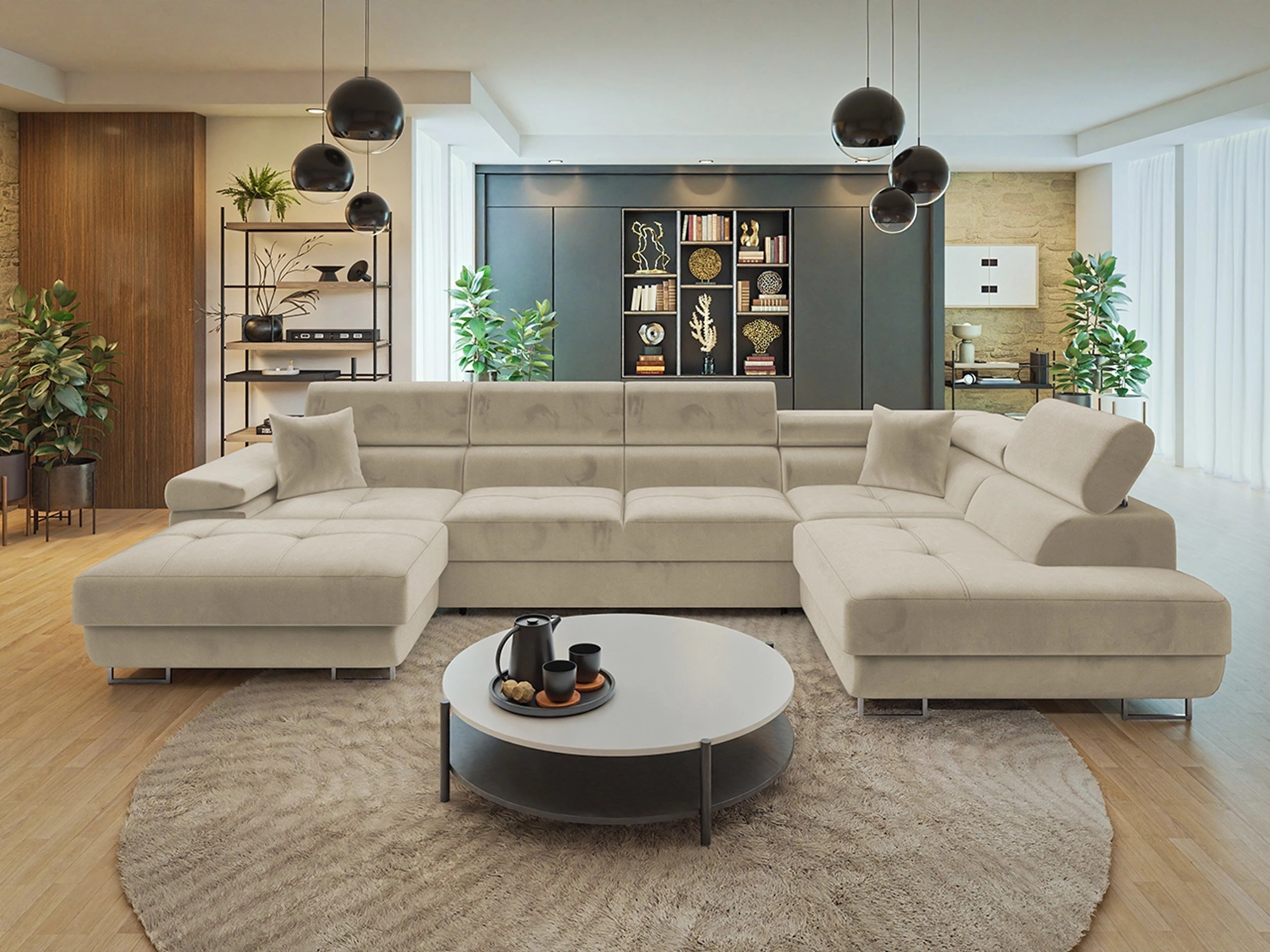 Ugaona garnitura Comfivo Vinetum III (Manila 02)