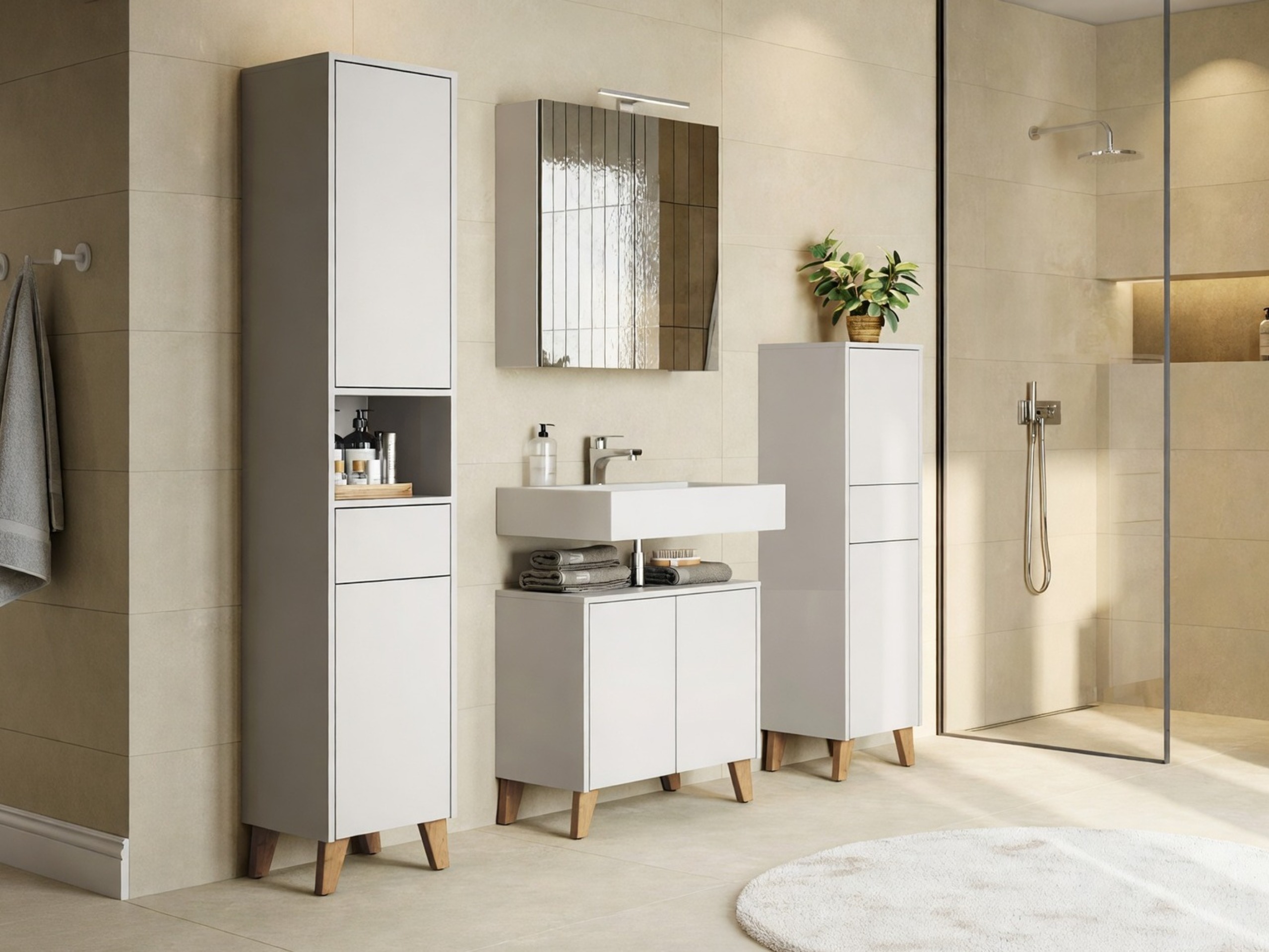 Samostojeći kupatilski ormarić Voseri 103