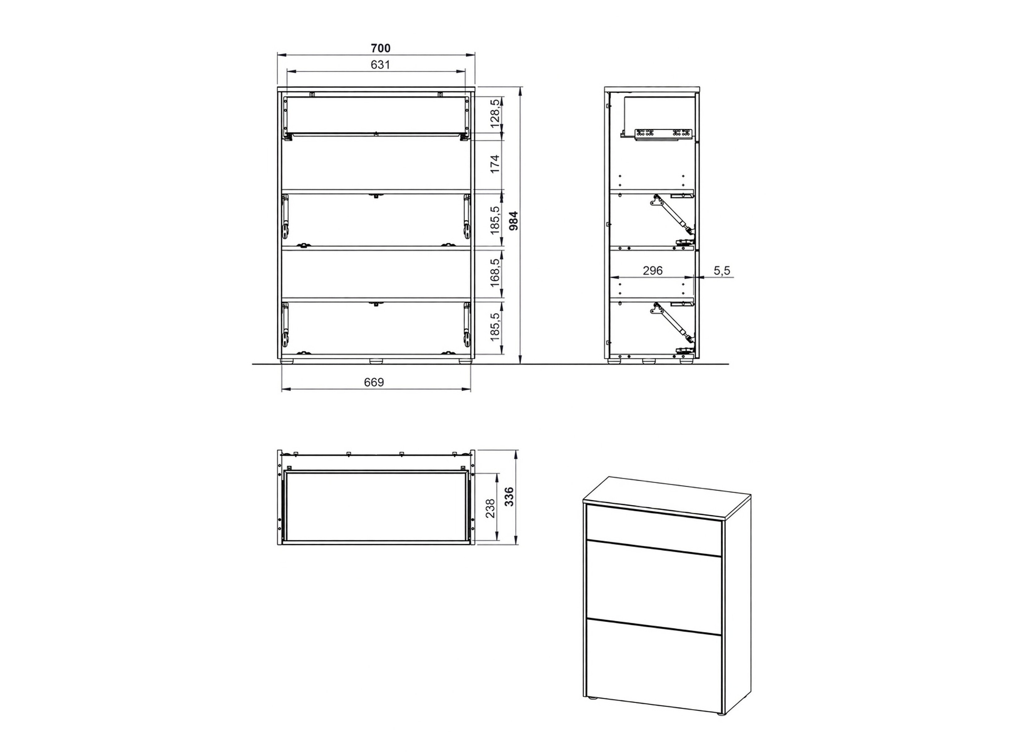Cipelarnik Levfena 102 (Kašmir + Navarra hrast)