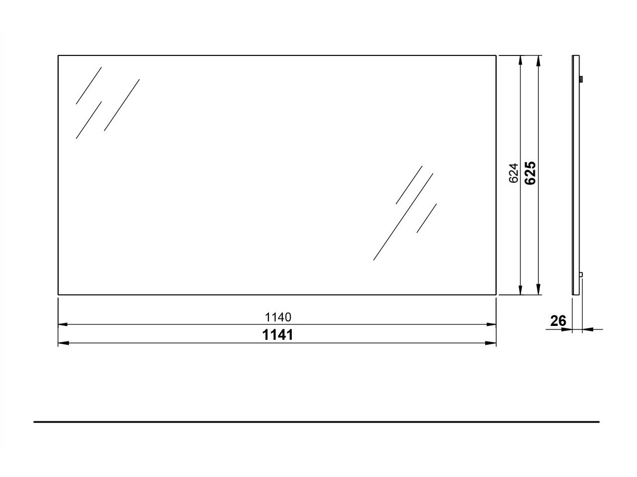 Set za hodnik Levfena 103 (Kašmir + Navarra hrast + Belo)