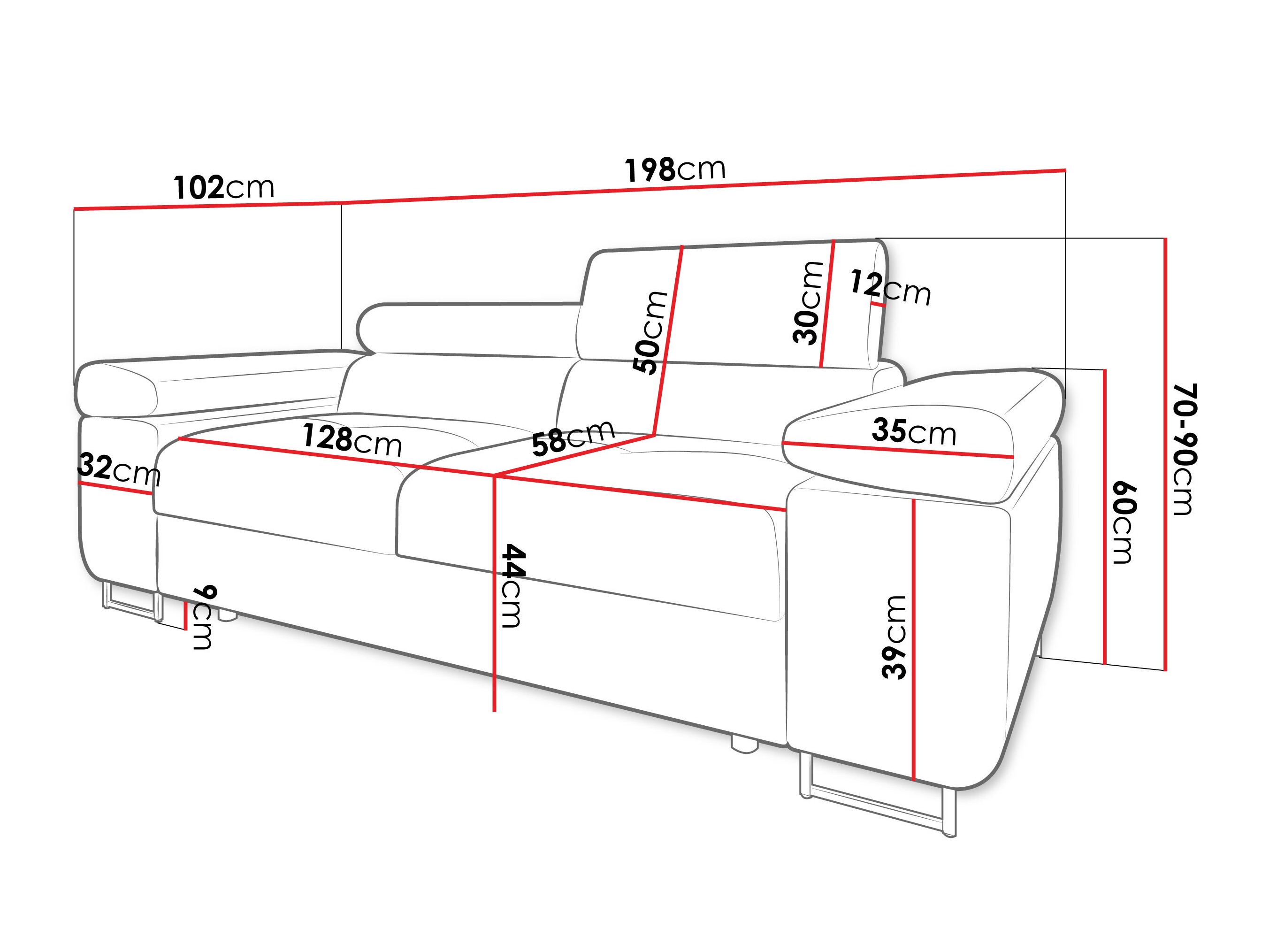 Sofa Comfivo Vinetum II (Polo 894)