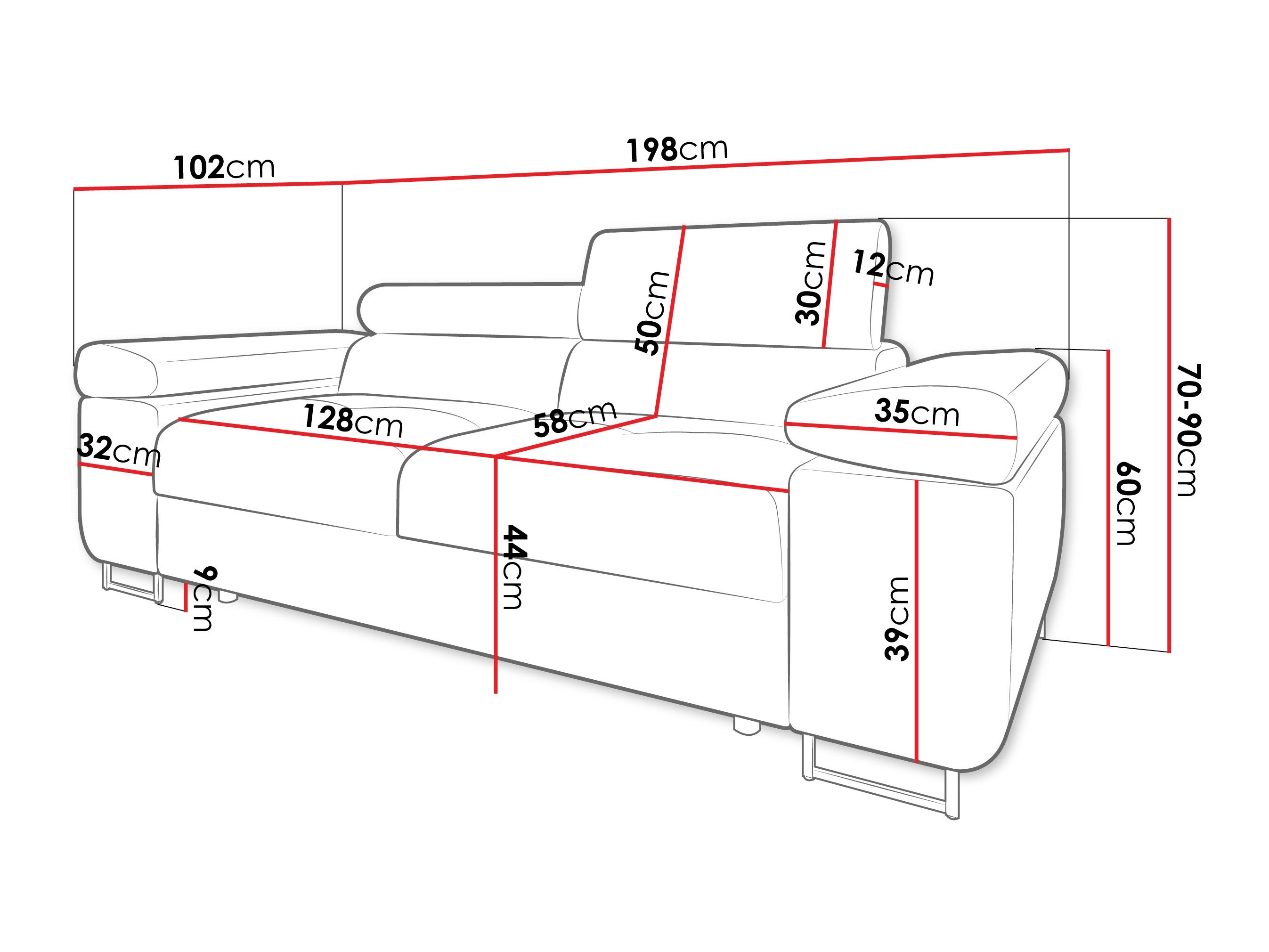 Sofa Comfivo Vinetum II (Polo 897)