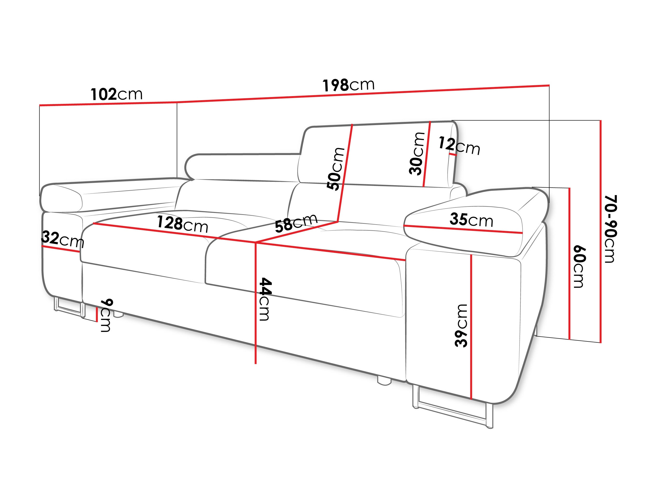 Sofa Comfivo Vinetum II (Poso 110)