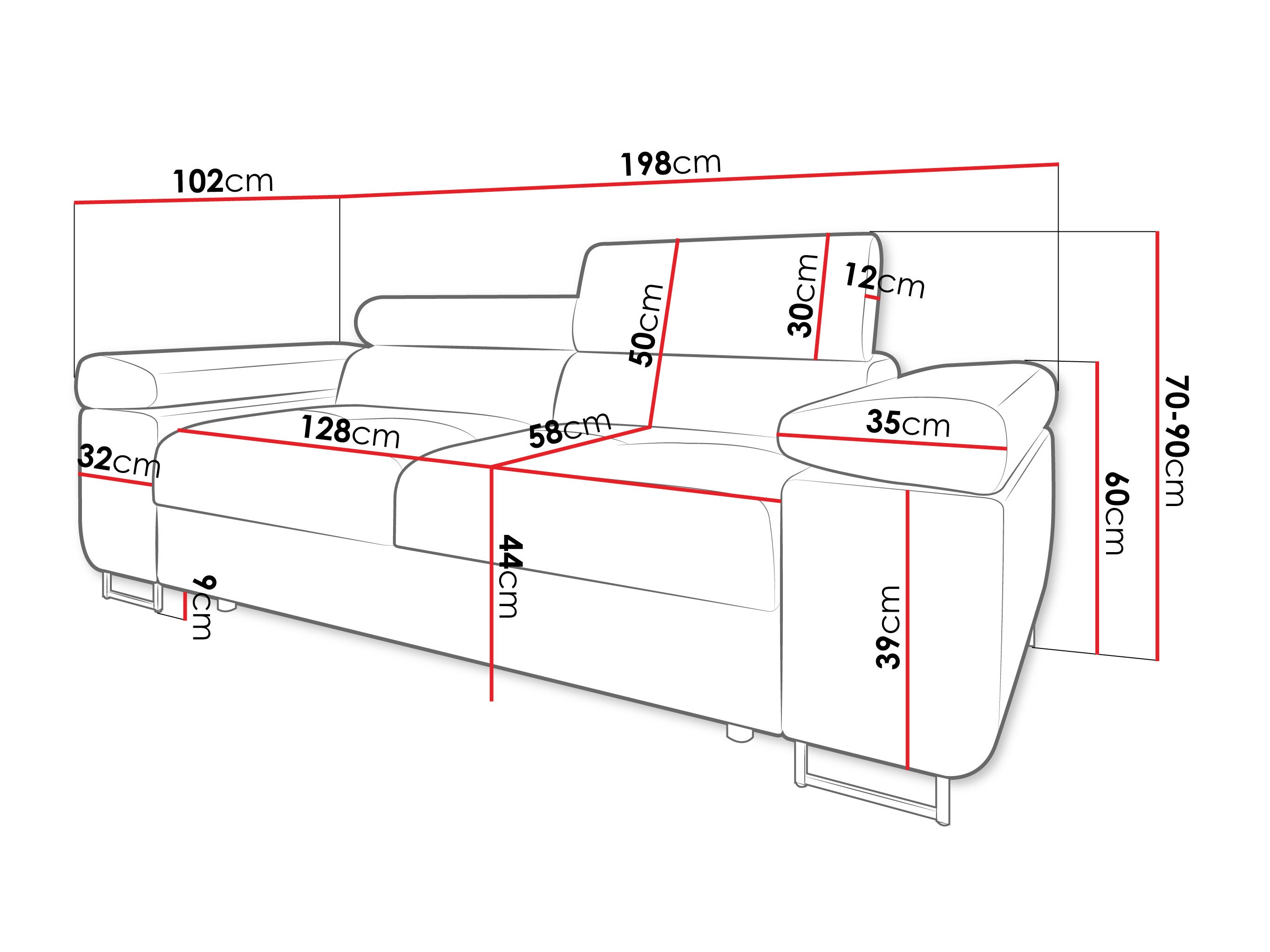 Sofa Comfivo Vinetum II (Poso 14)